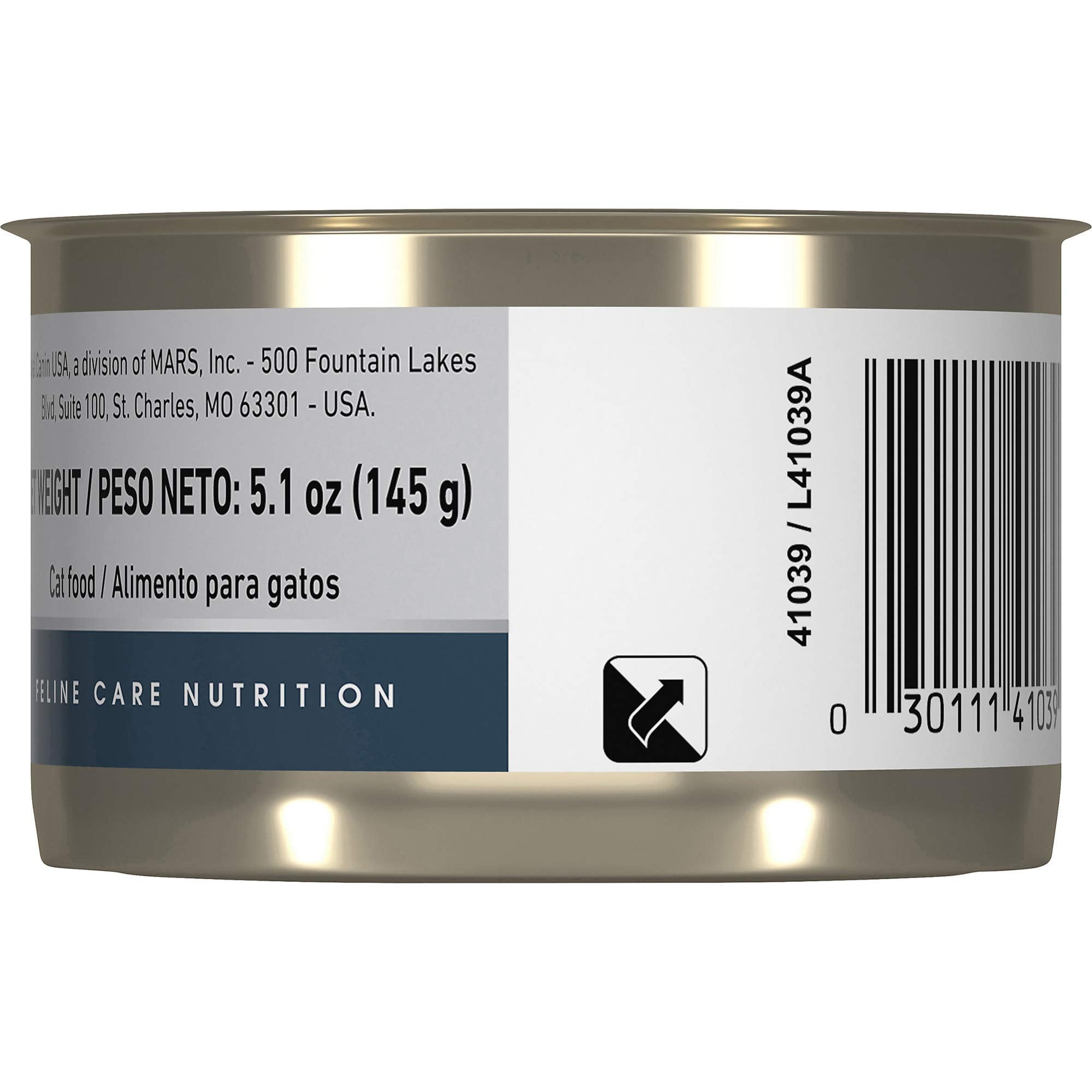 Royal Canin Feline Care Nutrition Hair & Skin Care Loaf in Sauce Canned Cat Food, 5.1 oz can (24-count)
