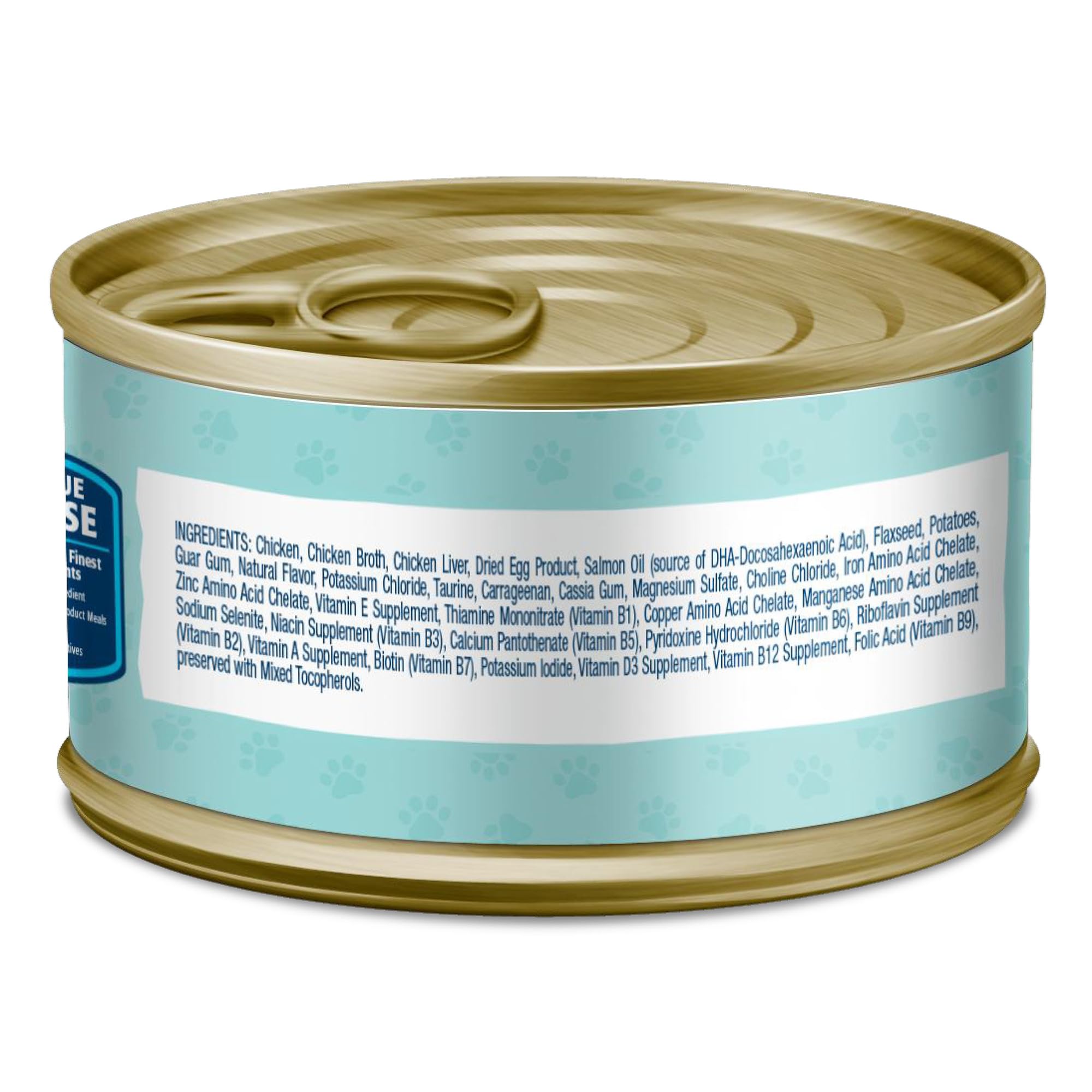Blue Buffalo Baby Blue Natural Grain-Free Wet Food for Kittens, Healthy Growth Formula with DHA, High-Protein Chicken Pat  , 3 o