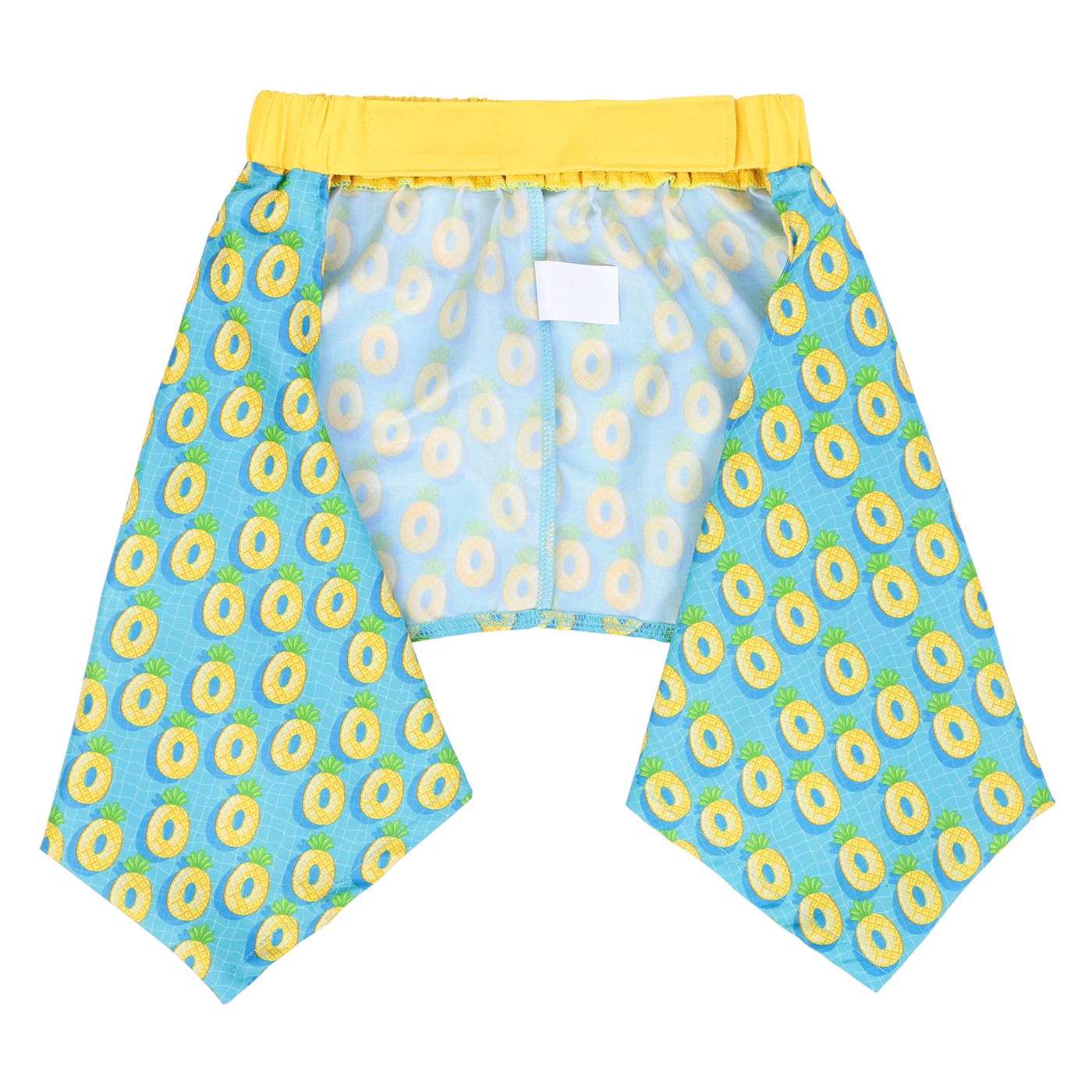 Hde Dog Swim Trunks Hawaiian Board Shorts Beach Pool Swimsuit For Xs To Xxl Dogs Pineapple Floats - S