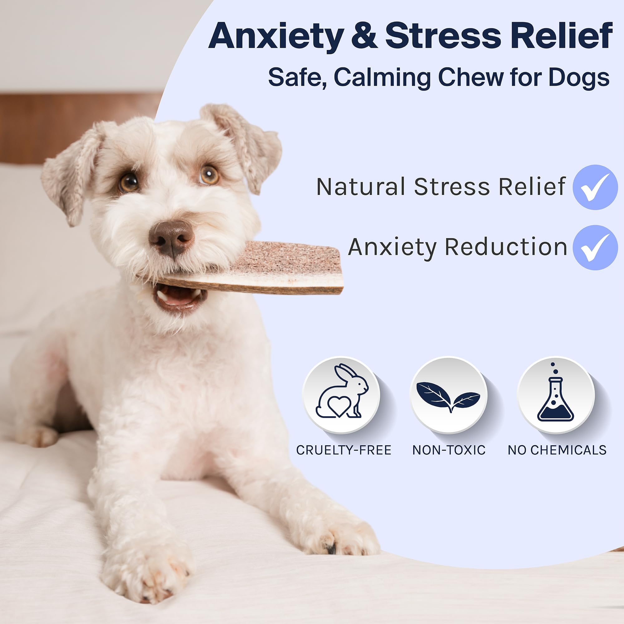 Good Trouble Premium Elk Antlers For Small Dogs - 2 Pack Split Pets - All-Natural, Shed Antler Chews For Dental Health & Calming