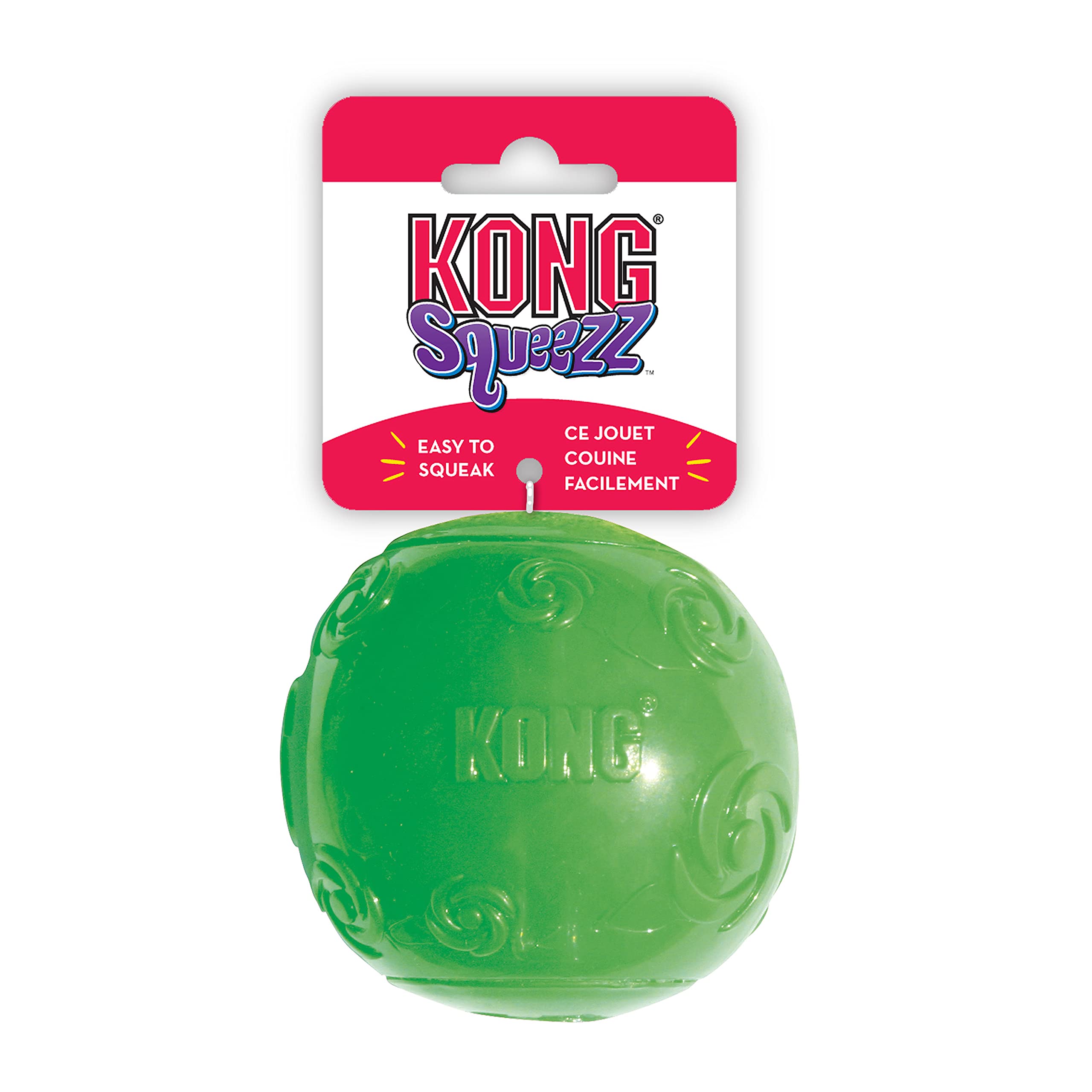Kong Squeezz Ball Dog Toy, Medium, Colors Vary