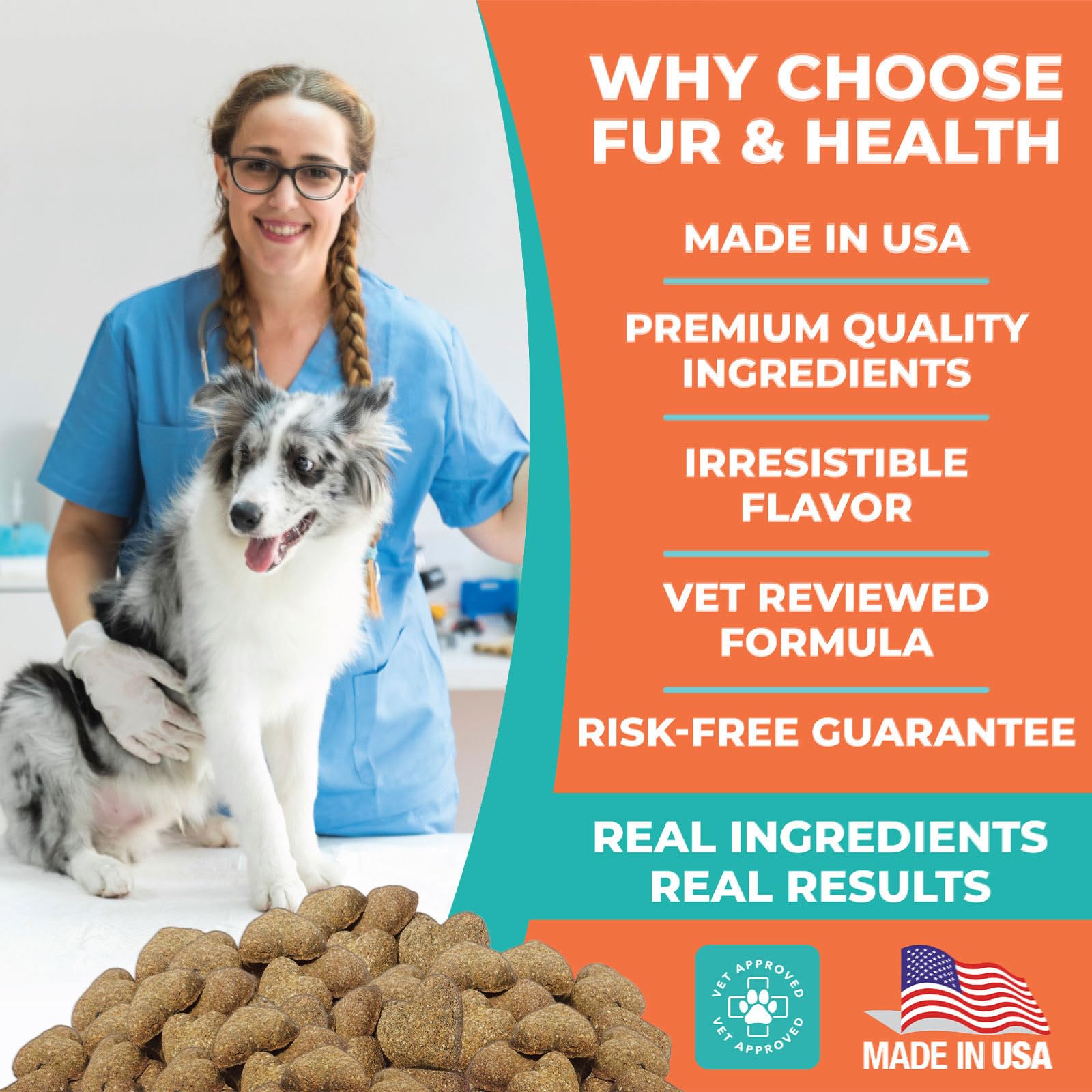 Glucosamine Chondroitin Hip & Joint Supplement for Dogs - Natural Pain Relief & Mobility Support Soft Chews - Vet-Recommended Fo