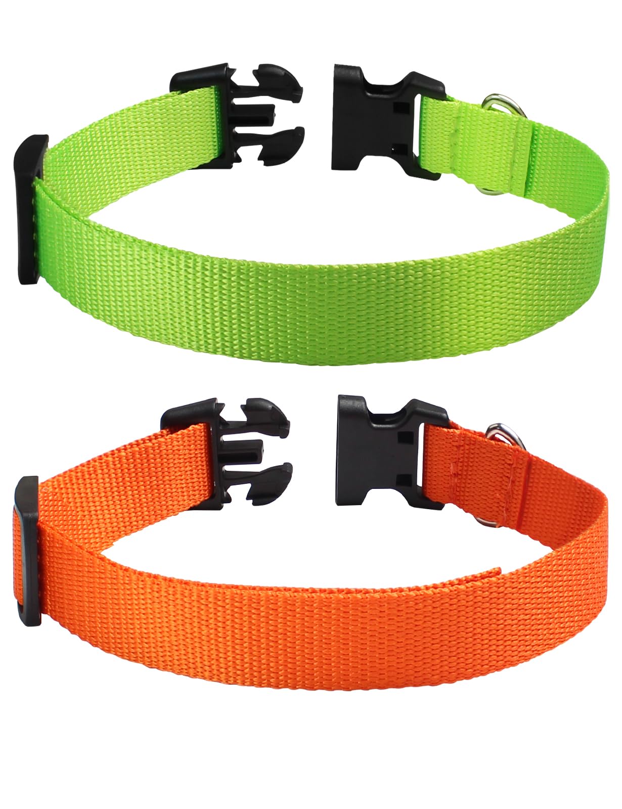Paipaitek Replacement Collar For Shock Collar, Adjustable Dog Collar With Quick Release Buckle Nylon Collars For Small Medium La