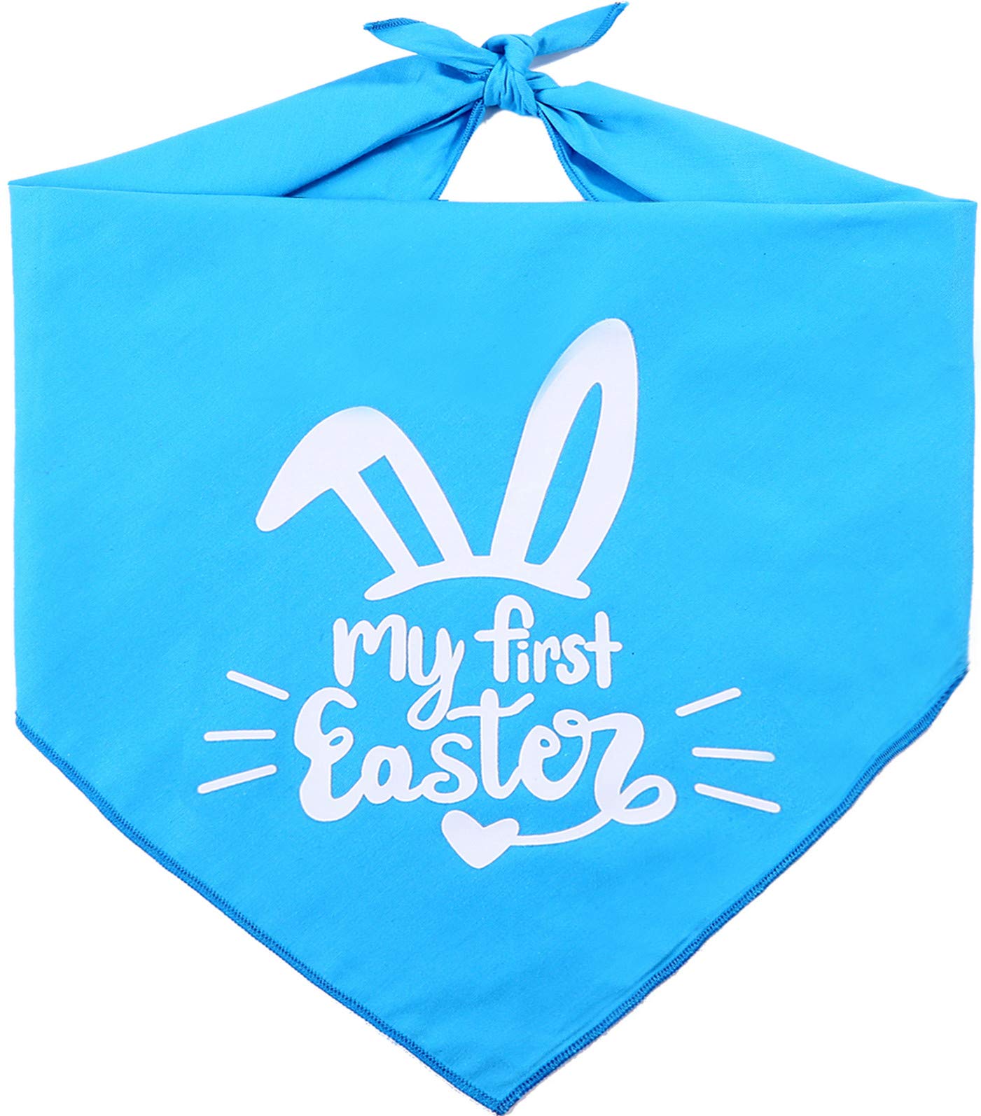 Pawskido Easter Dog Bandana Reversible Triangle Bibs Pet Scarf