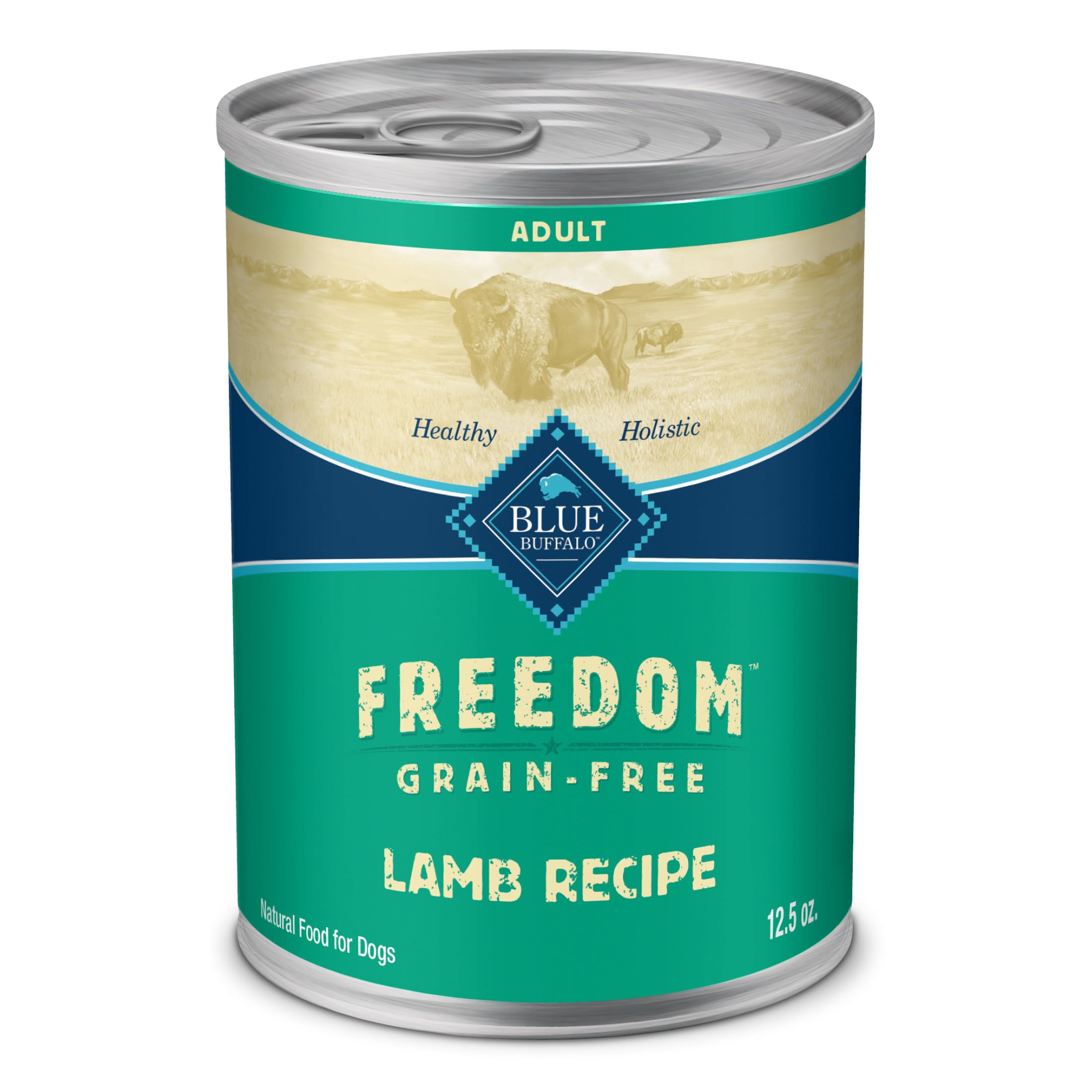 Blue Buffalo Freedom Grain-Free Wet Dog Food, Free of Glutens & Artificial Preservatives, Made with Natural Ingredients, Lamb Re