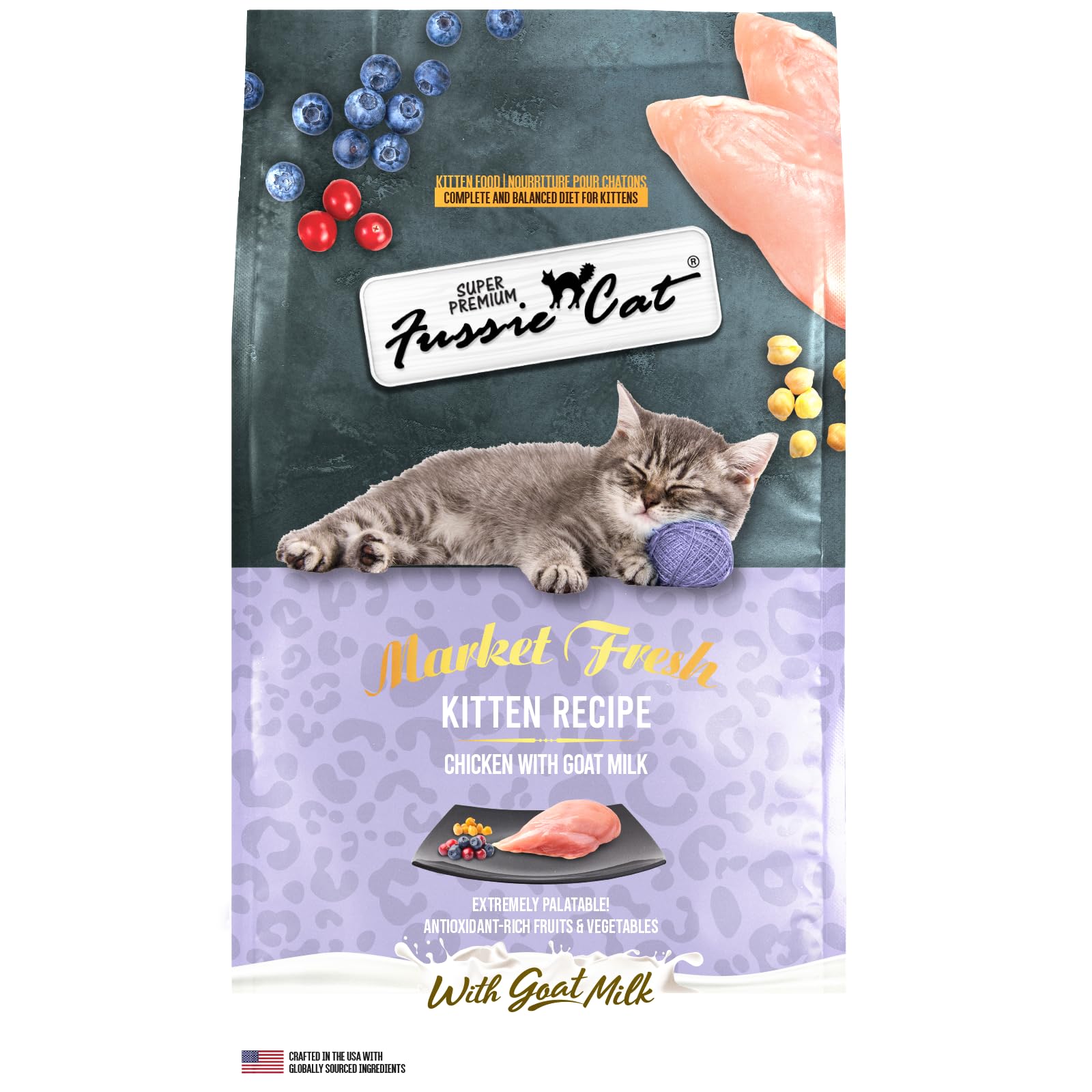 Fussie Cat Market Fresh Kitten Dry Food 10lbs