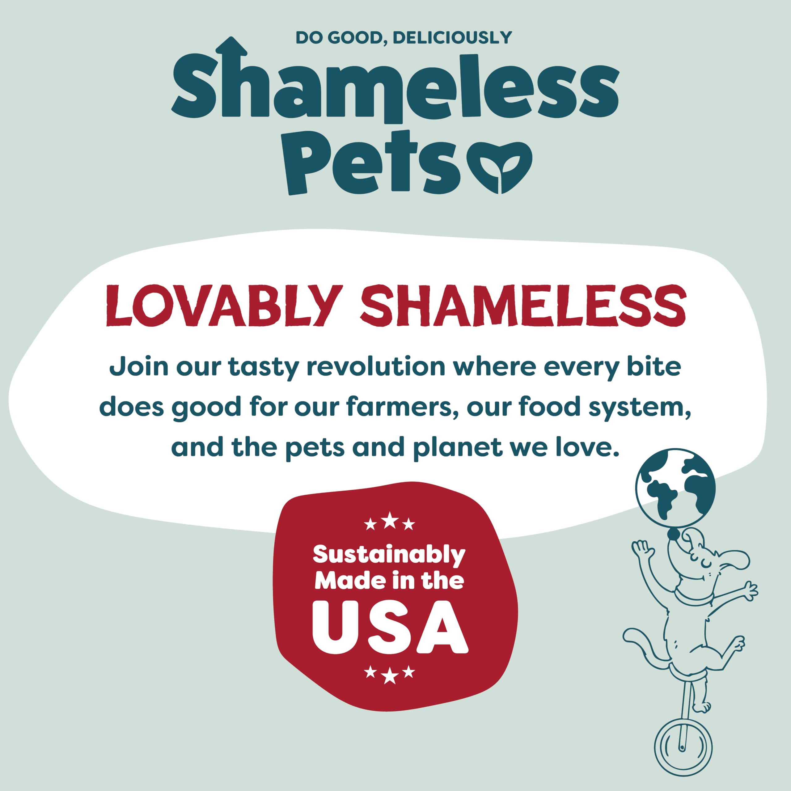 Shameless Pets Dog Training Treats Bacon/Apple and Chicken/Peanut Butter - Natural and Soft Puppy Treats with Collagen - Medium