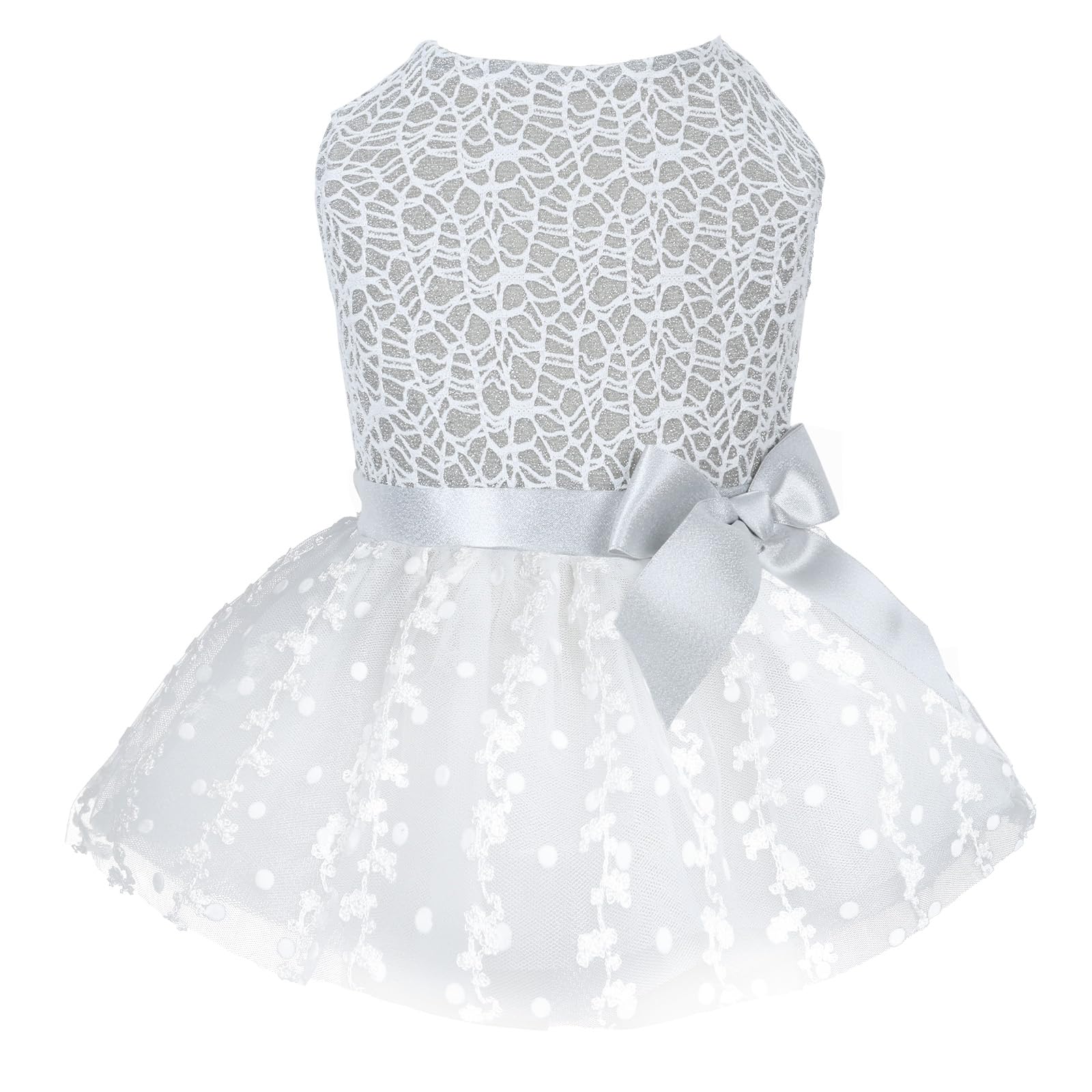 Cutebone Dog Birthday Dress Girl Puppy Skirt Tutu Cat Wedding Outfit Pet Party Clothes For Small Dogs Costume Dd17L