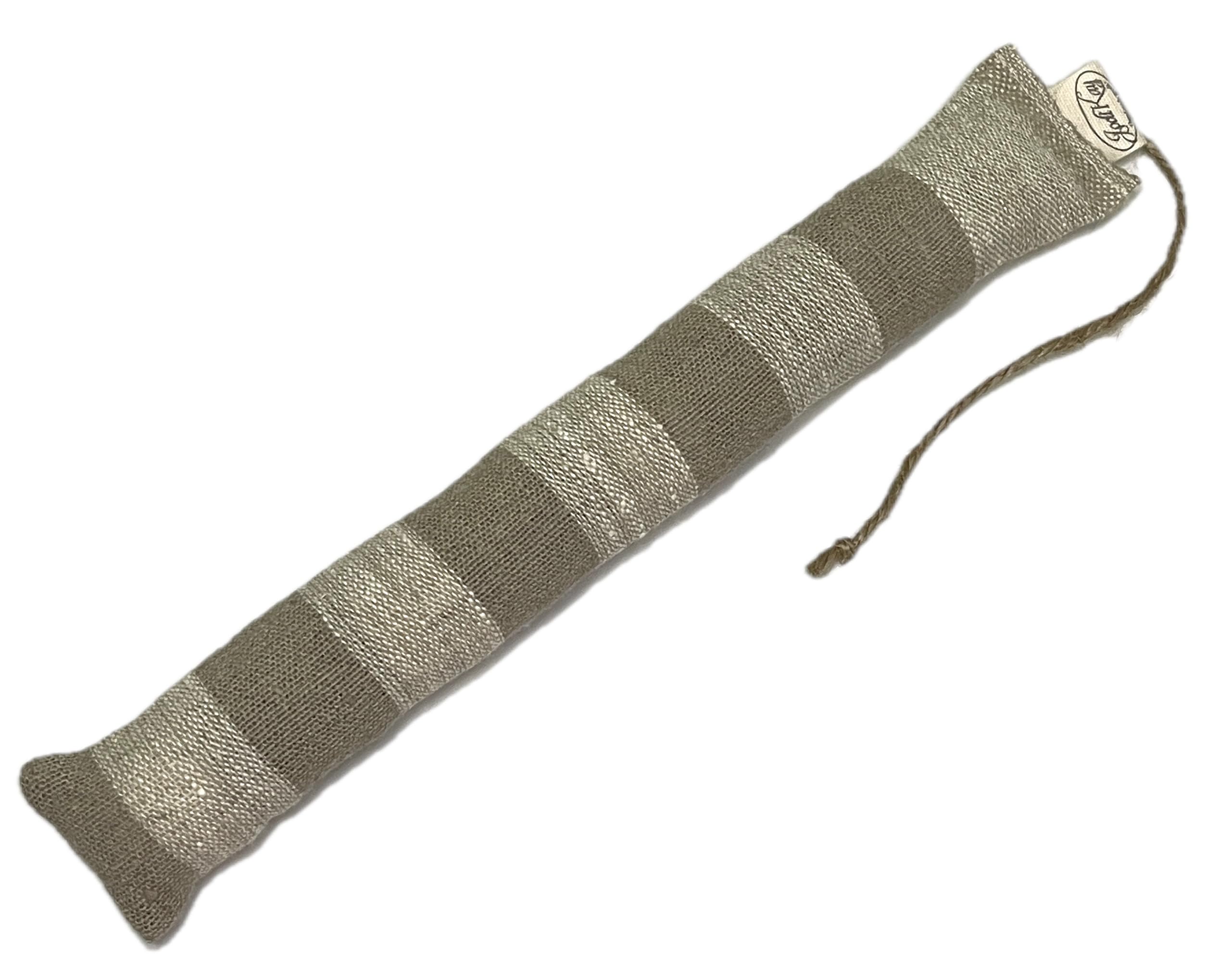 All Natural Kitty Catnip Kicker Handmade Cat Toy (12 Inch, Brown Medium Stripe)
