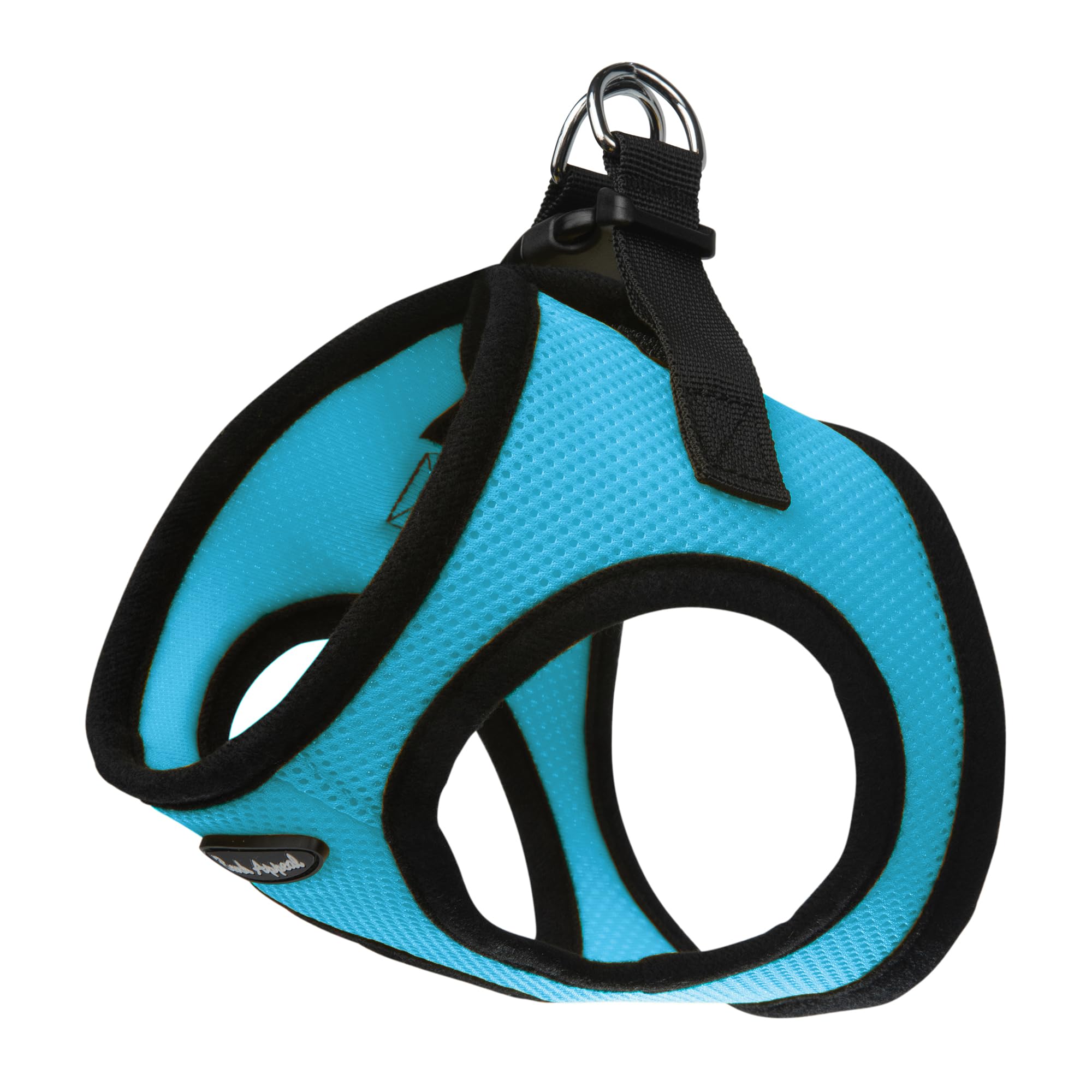 Bark Appeal Aqua Blue Step-in Dog Harness for X-Large to 2X-Large Sized Pets - Updated Sizing, Re-Measuring is Essential - Soft 