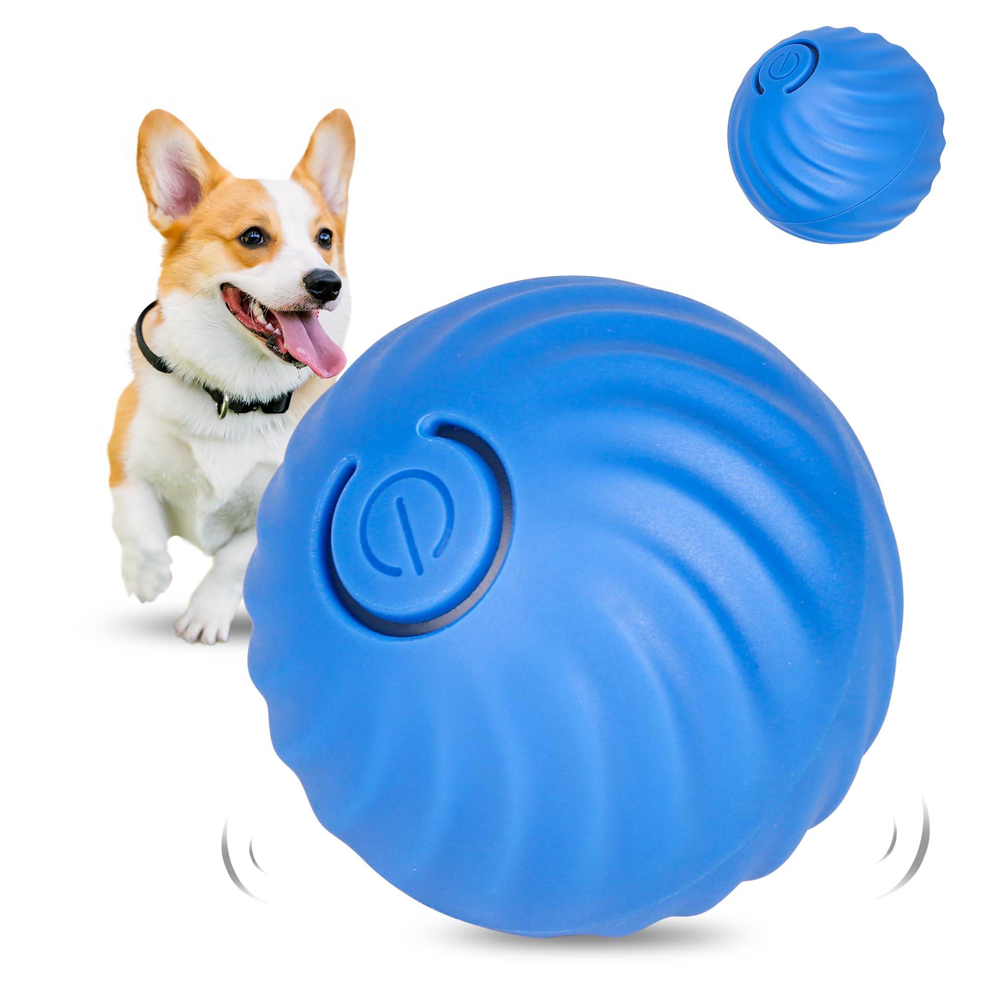 Neoallypets Smart Interactive Dog Toy Ball, Active Rolling Wicked Ball With Automatic Bouncing And Rotating For Puppy/Small Dogs