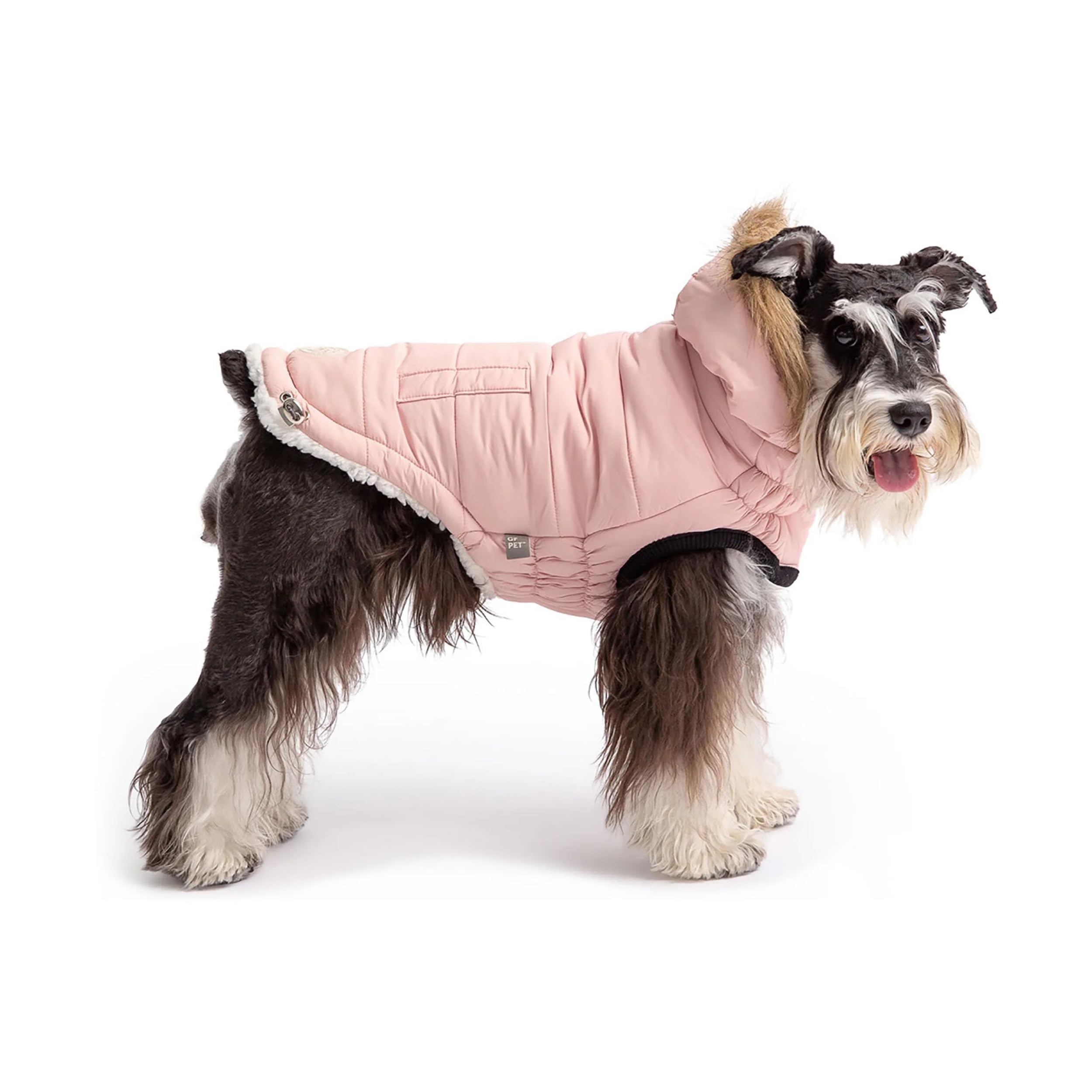 Gf Pet Urban Parka - Windproof & Insulated Winter Coat For Dogs - Stylish & Comfortable Parka Jacket - Adjustable Fit - 2Xl, Pink