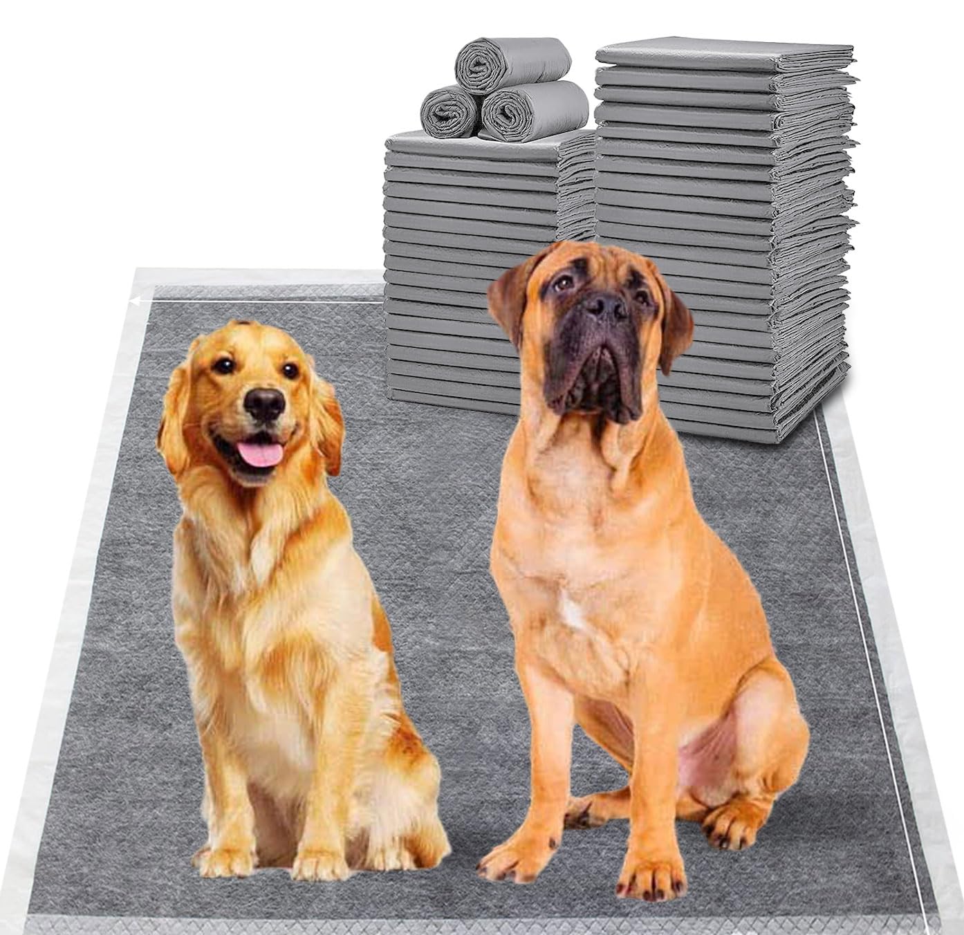 BinetGo Disposable Pee Pads for Dogs, 35 Count 30 x 36 XX-Large Wee Wee Pads for Dogs, Extra Absorbent Puppy Pads, Pet Training 
