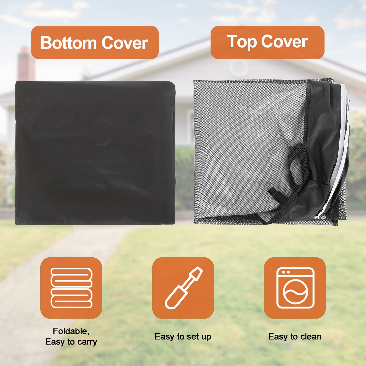 Pjyucien Dog Playpen Bottom Pad, Fits 8 Panels 24 Inch Width Plastic/Metal Pet Pen (Note: Only Pen Bottom Pad, Playpen Not Inclu