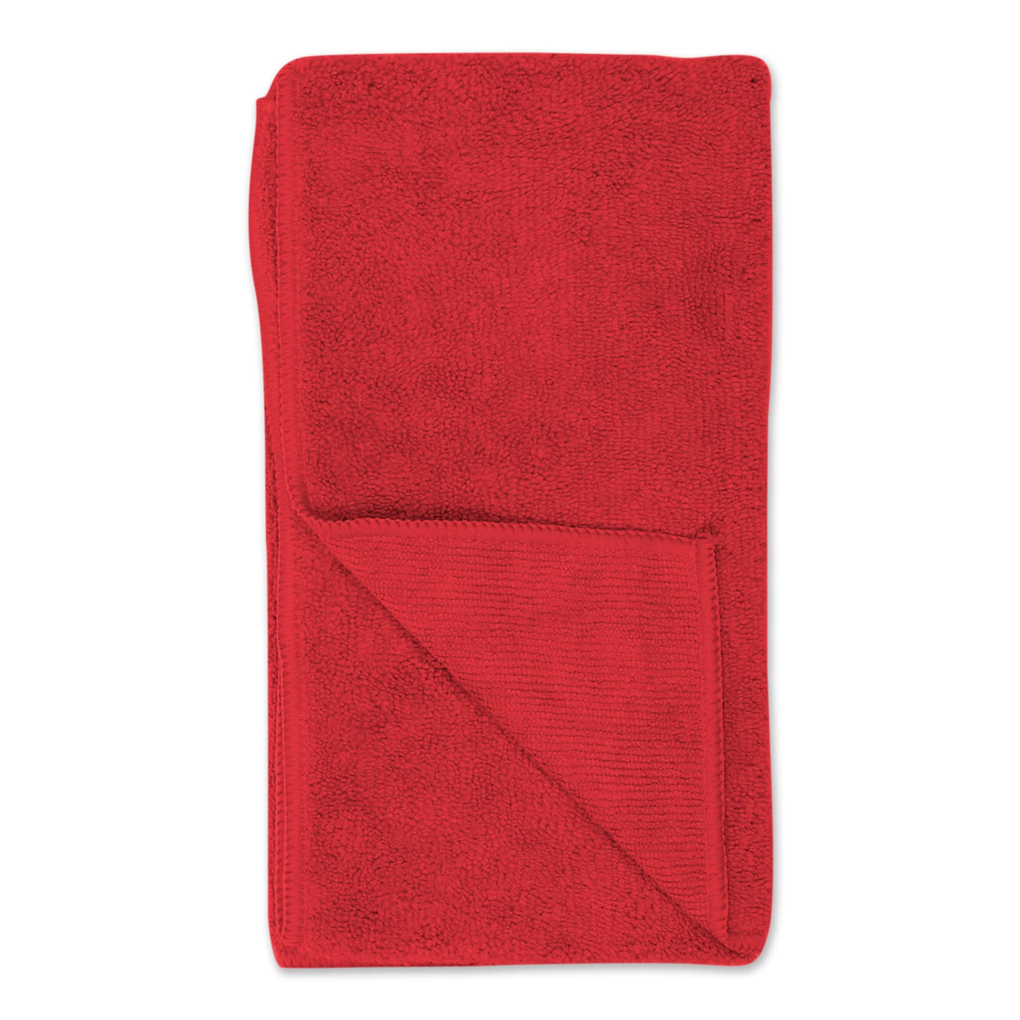 Bone Dry Pet Grooming Towel Collection Embroidered Absorbent Microfiber Drying Set, 15x30, Red, 3 Count