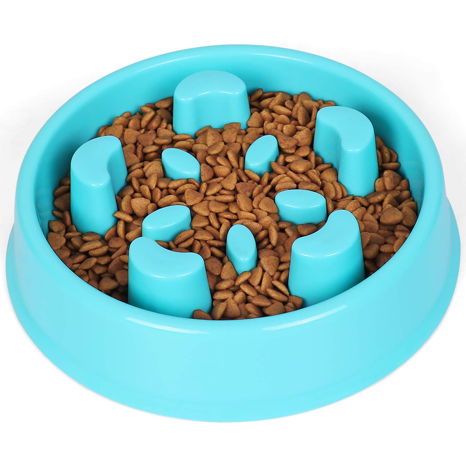 Jasgood Polypropylene Slow Feeder Dog BowlStop Bloat Dog Bowl For Fast Easters,Slow Eating Dog Bowl