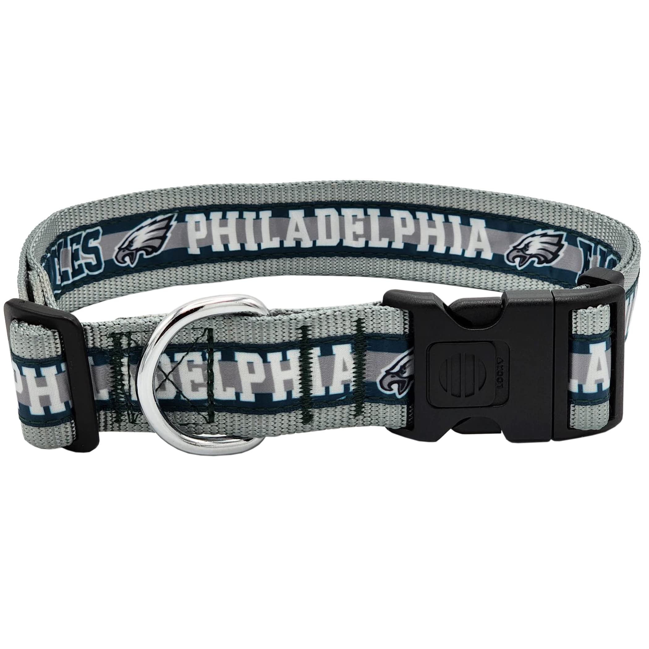 Pets First NFL Philadelphia Eagles Licensed PET COLLAR, Extra Large - Heavy-Duty, Strong, and Durable Dog Collar. Available in 3