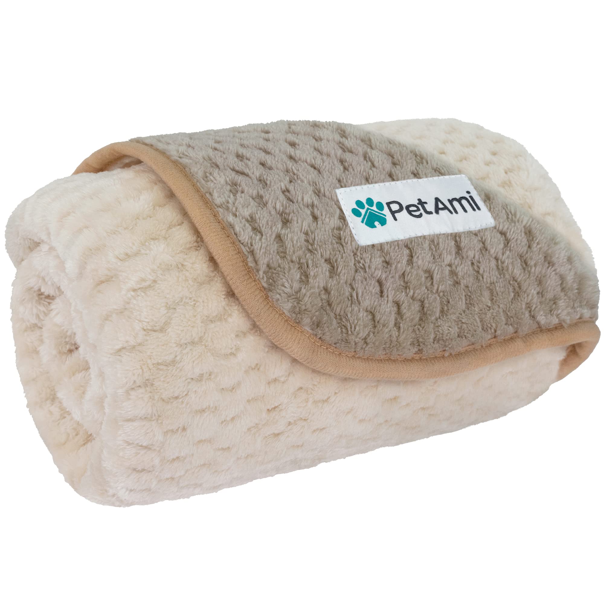 PetAmi Waterproof Dog Blanket, Leakproof Puppy Blanket for Small Medium Dog, Furniture Sofa Couch Cover Protector, Fleece Pet Th