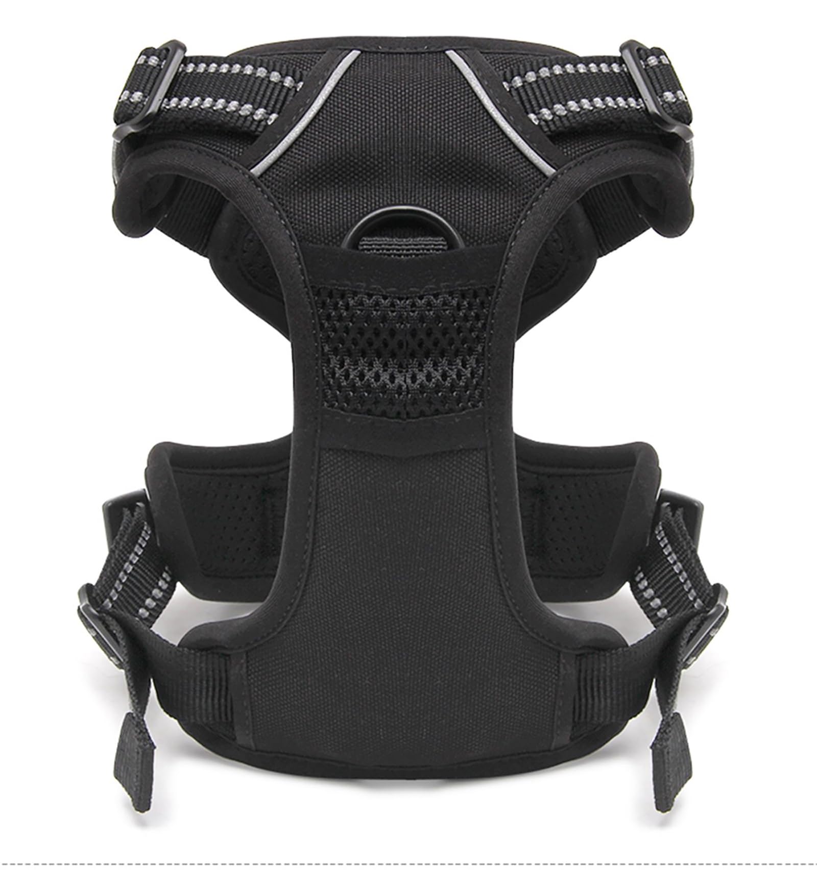 True Love Truelove Adjustable No-Pull Dog Harness Reflective Pup Vest Harnesses Comfortable Control Brilliant Colors Tlh5651(Black,L)