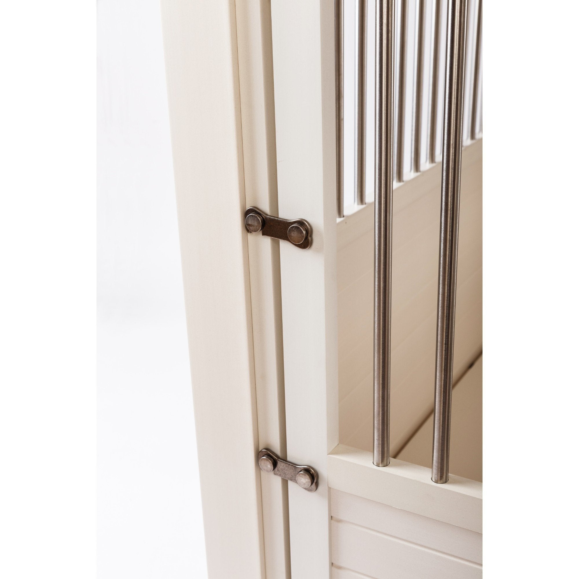 New Age Pet EHHC404XL ecoFLEX Pet Crate/End Table, Antique White, X-Large