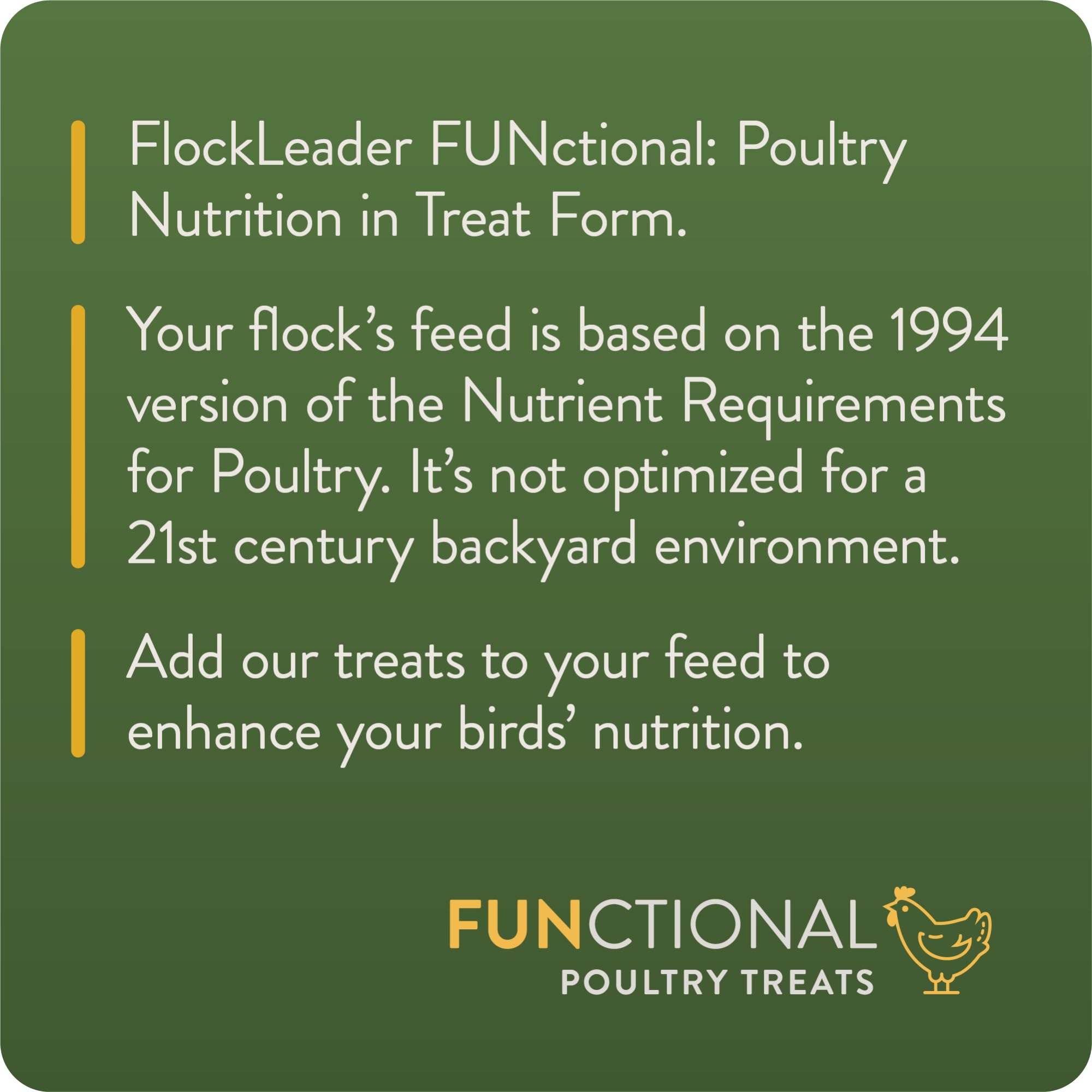 FlockLeader Defend, Functional Poultry Treats for Immune Support, 3.5 lb