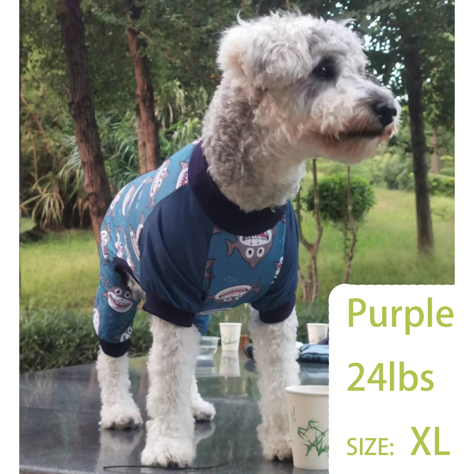 Xpudac Dog Pajamas Clothes For Small Dogs Boy Girl, Dog Pjs Puppy Onesies Outfits Pet Clothes For Dog Cat Christmas Pajamas, 4 Styles(Animal, Small)