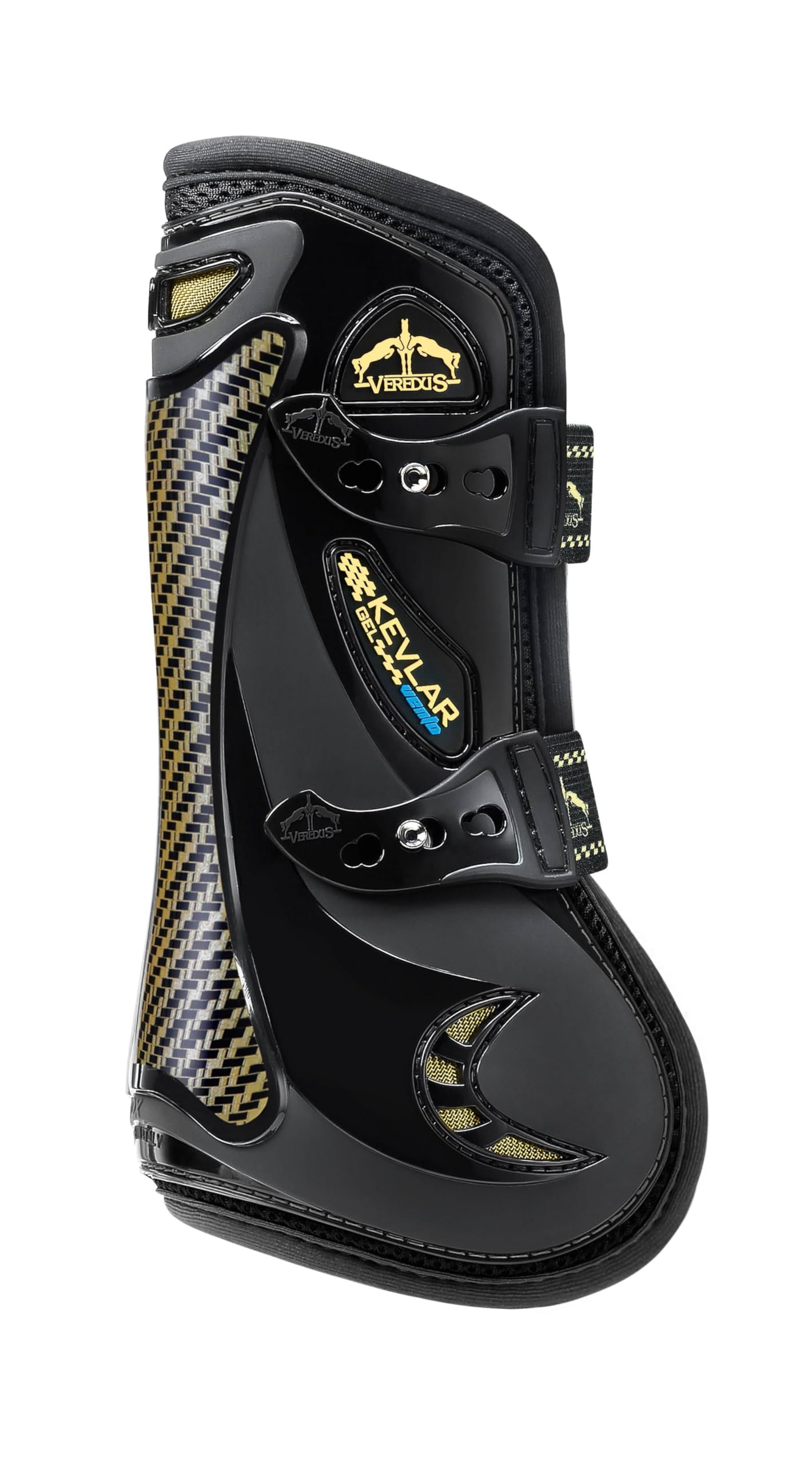 VEREDUS Kevlar Gel Vento Open Front Boots M Black