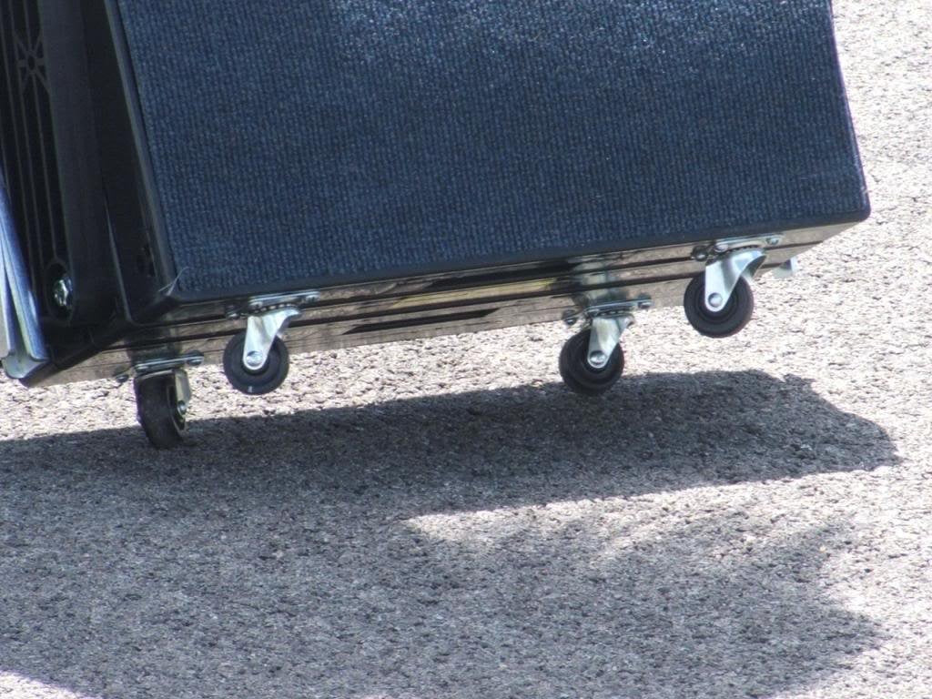 Pet Loader Ultra Light 4-Step Platform with Wheels, Black, Aluminum
