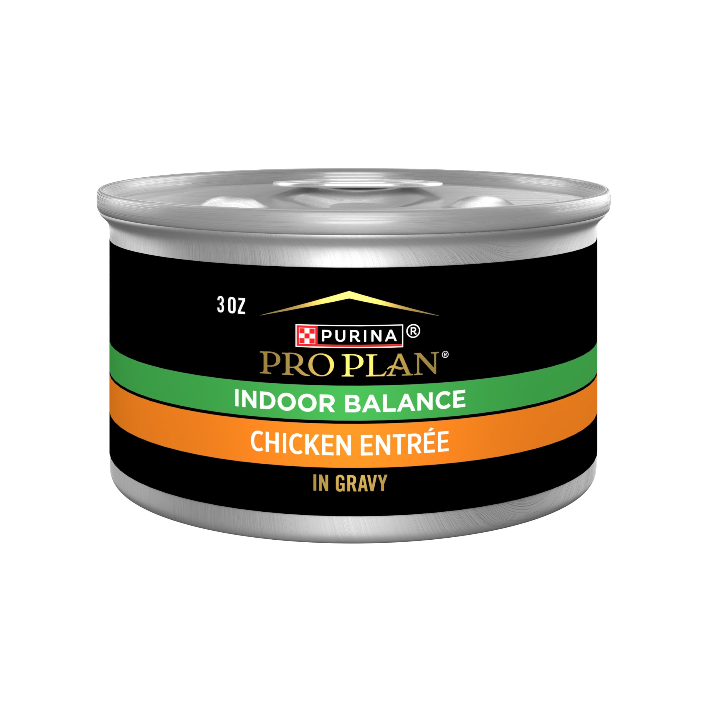 Purina Pro Plan Indoor Balance Chicken Cat Food Wet Entree in Gravy - (Pack of 24) 3 oz. Cans