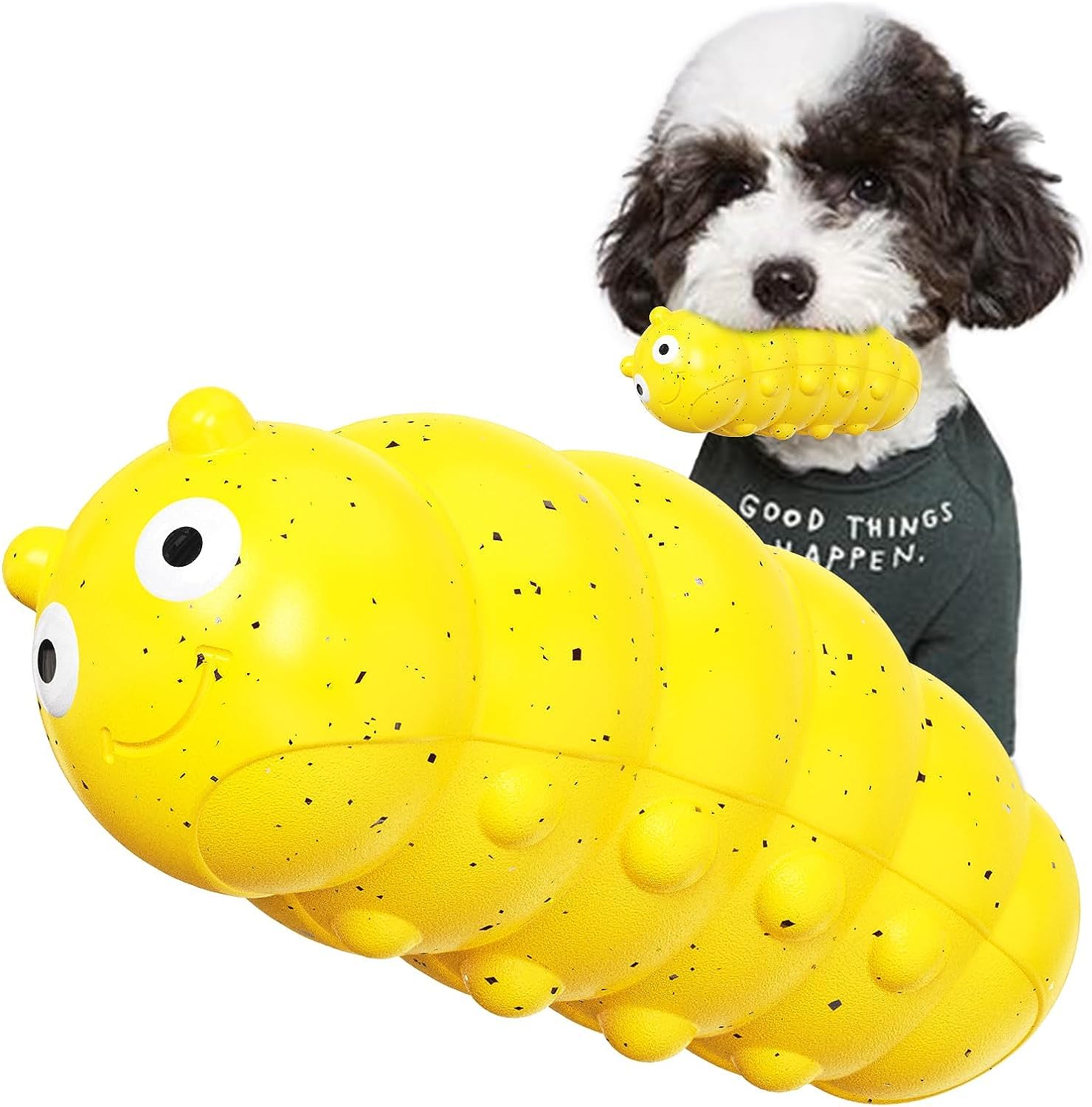 Tlkng Dog Chew Toys For Aggressive Chewers Indestructible Tough Enduring Squeaky Interactive Puppy Fun Teeth Toothbrush Doggie T