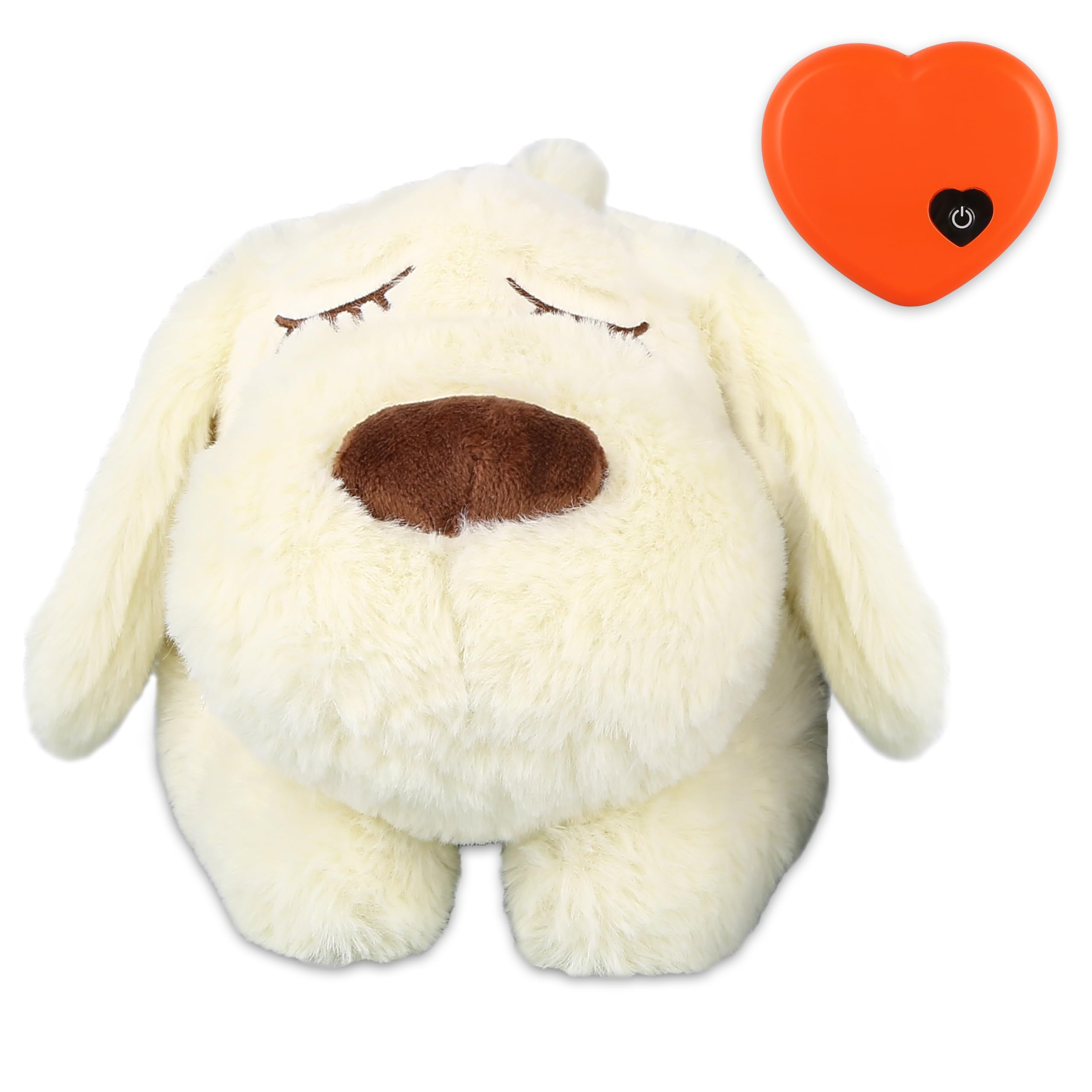ZALBYUY Heartbeat Puppy Toy, Puppy Sleep Aid Toy, Small Dog Training Toys for Separation Anxiety Relief, Pets Plush Toys for Dog