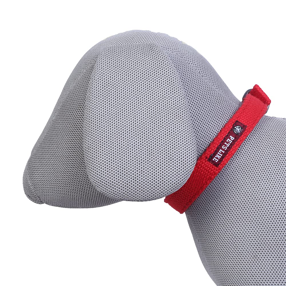 Pets Like Prefect Creation Dog Spun Poly Collar Red(15Mm) (GePl5181A)