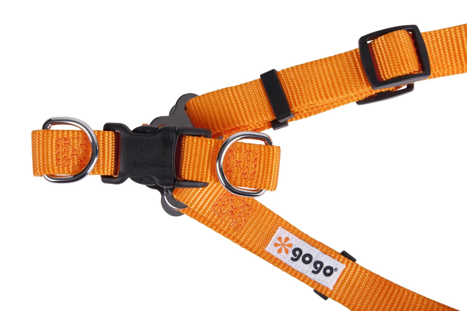 GOGO Comfy Nylon Adjustable Pet Harness, X-Small, Orange, Model 15077