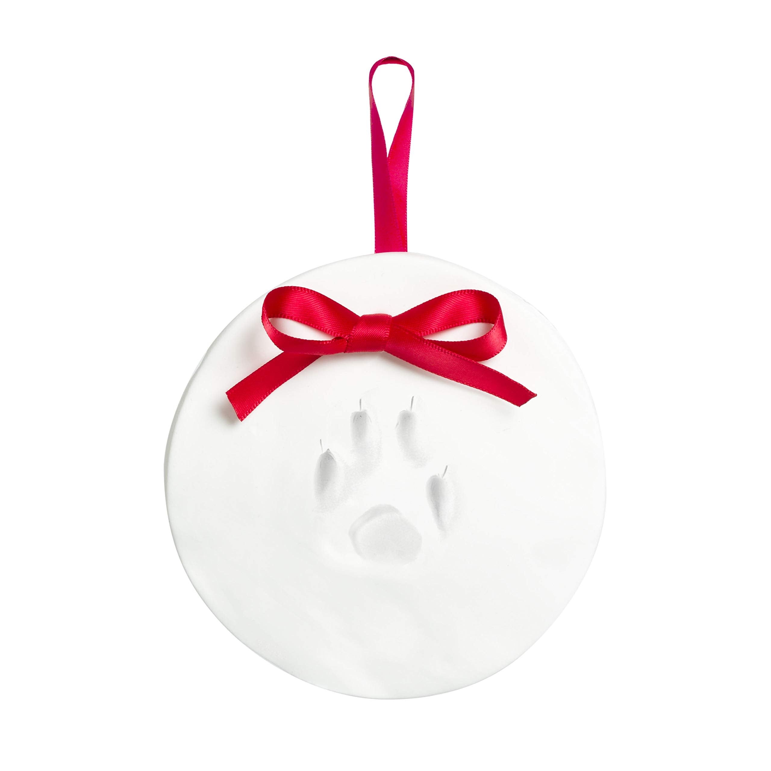 Tiny Ideas Christmas Paw Print Ornament Kit, DIY No Bake No Mess Holiday Keepsake, Dog or Cat Christmas Ornament, Pet Memorial K