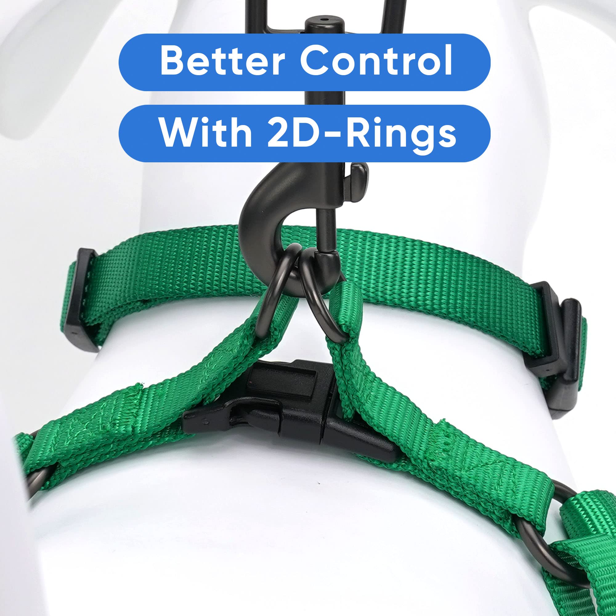 Pawtitas Solid Color Step In Dog Harness Or Vest Harness Dog Training Walking Of Your Puppy Harness Medium Dog Harness Lush Gree