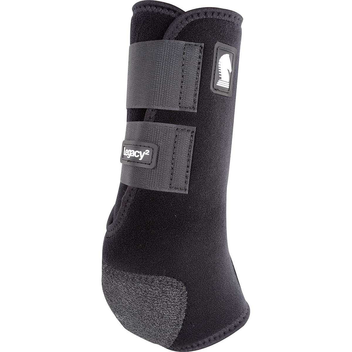 Classic Equine Legacy2 Support Boots, Hind (Black, Medium)