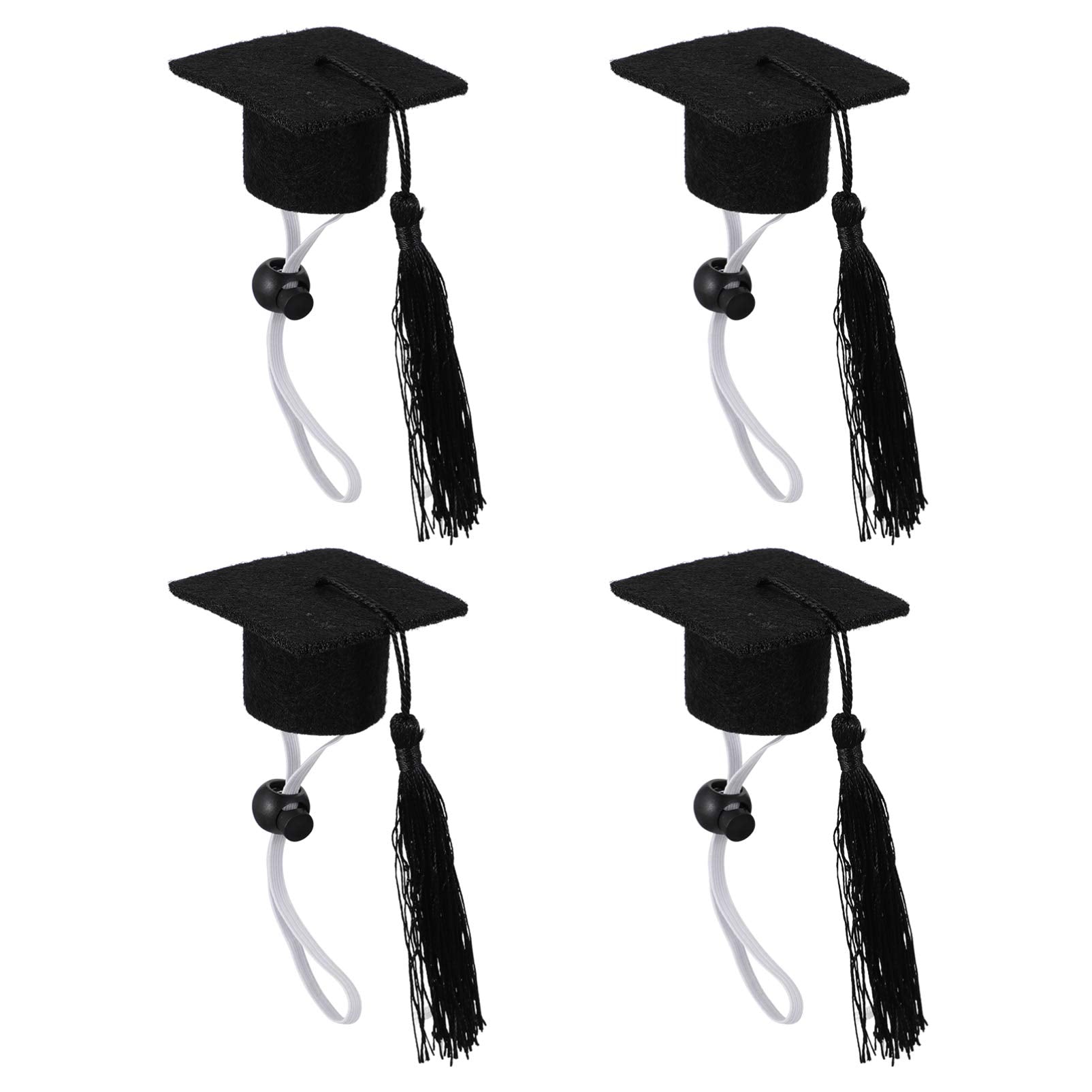 KESYOO 4Pcs Dog Graduation Cap Mini Graduation Cap for Crafts Small Graduation Caps for Decoration Pet Graduation Caps for Holid