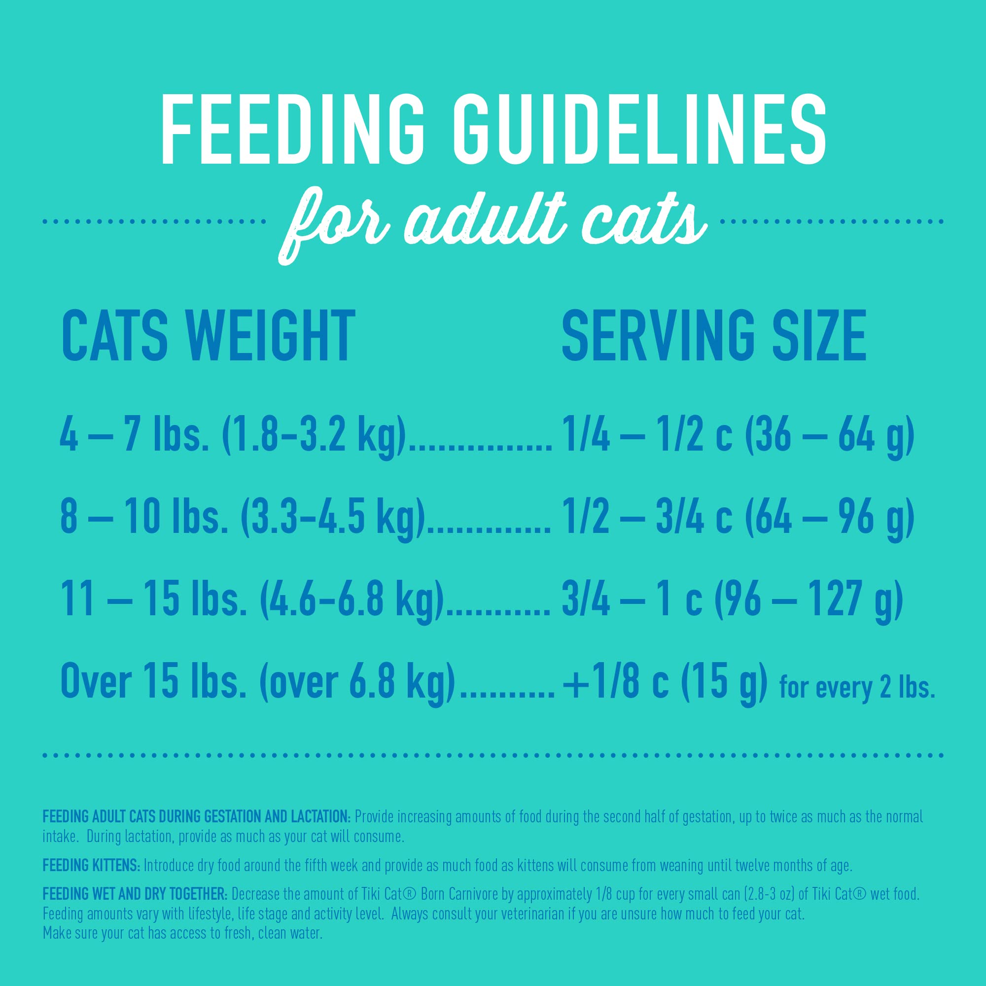 Tiki Cat Born Carnivore High Protein, Herring & Salmon Meal, Grain-Free Baked Kibble to Maximize Nutrients, Dry Cat Food, 5.6 lb