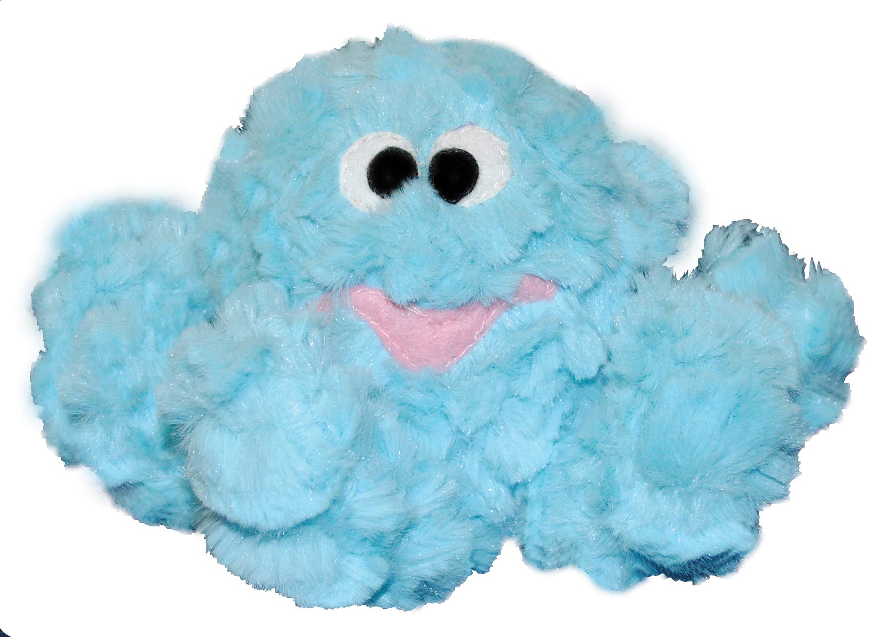 Patchwork Pet Pastel Octopus 8-Inch Squeak Toy For Dogs
