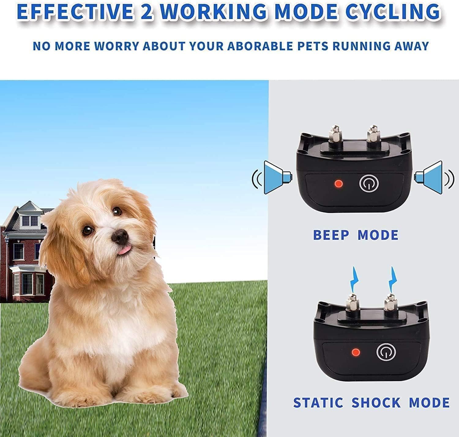 JUSTPET Wireless Dog Fence Electric Pet Container System