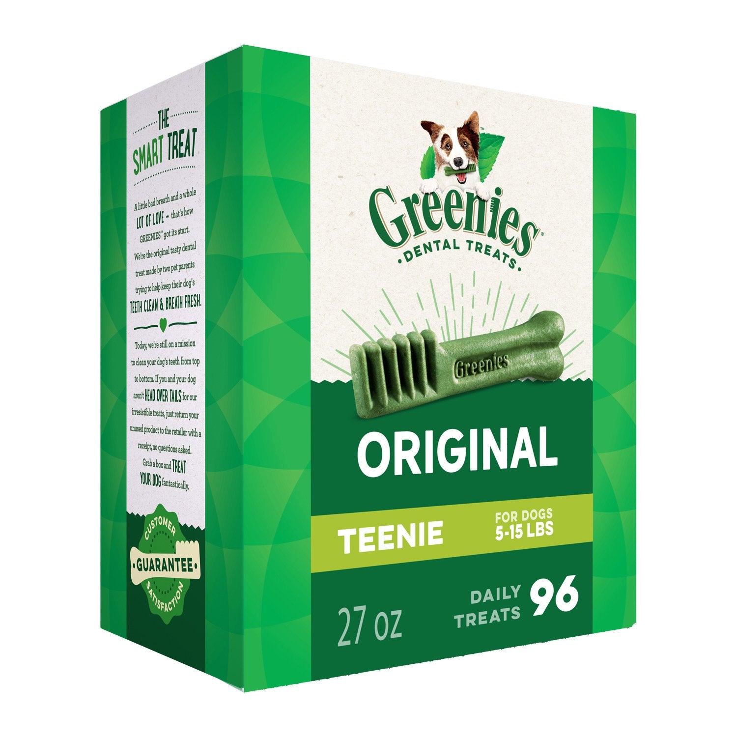 Greenies Dental Dog Treats Teenie Treats for Dogs ( 96 Treats, 27 Ounces)