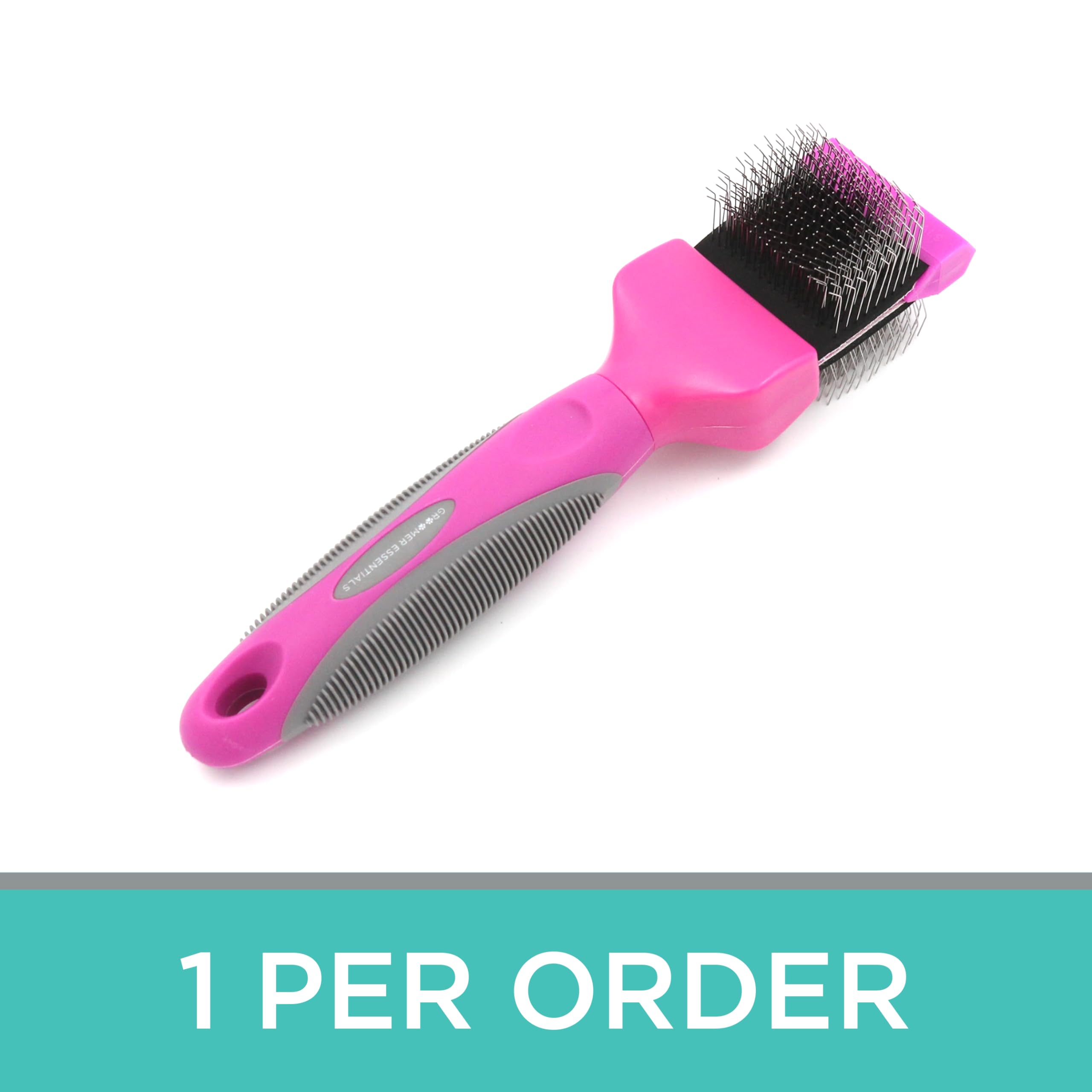 Groomer Essentials Flexible Slicker Brush - Single/Medium Firm