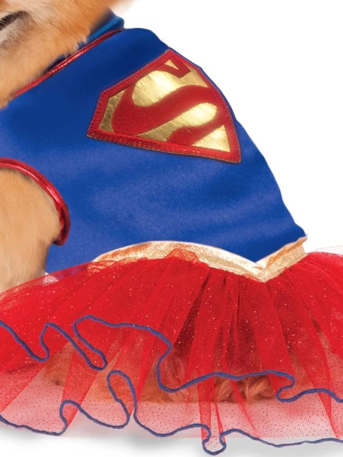 Dc Comics Super Girl Pet Tutu Dress, Medium