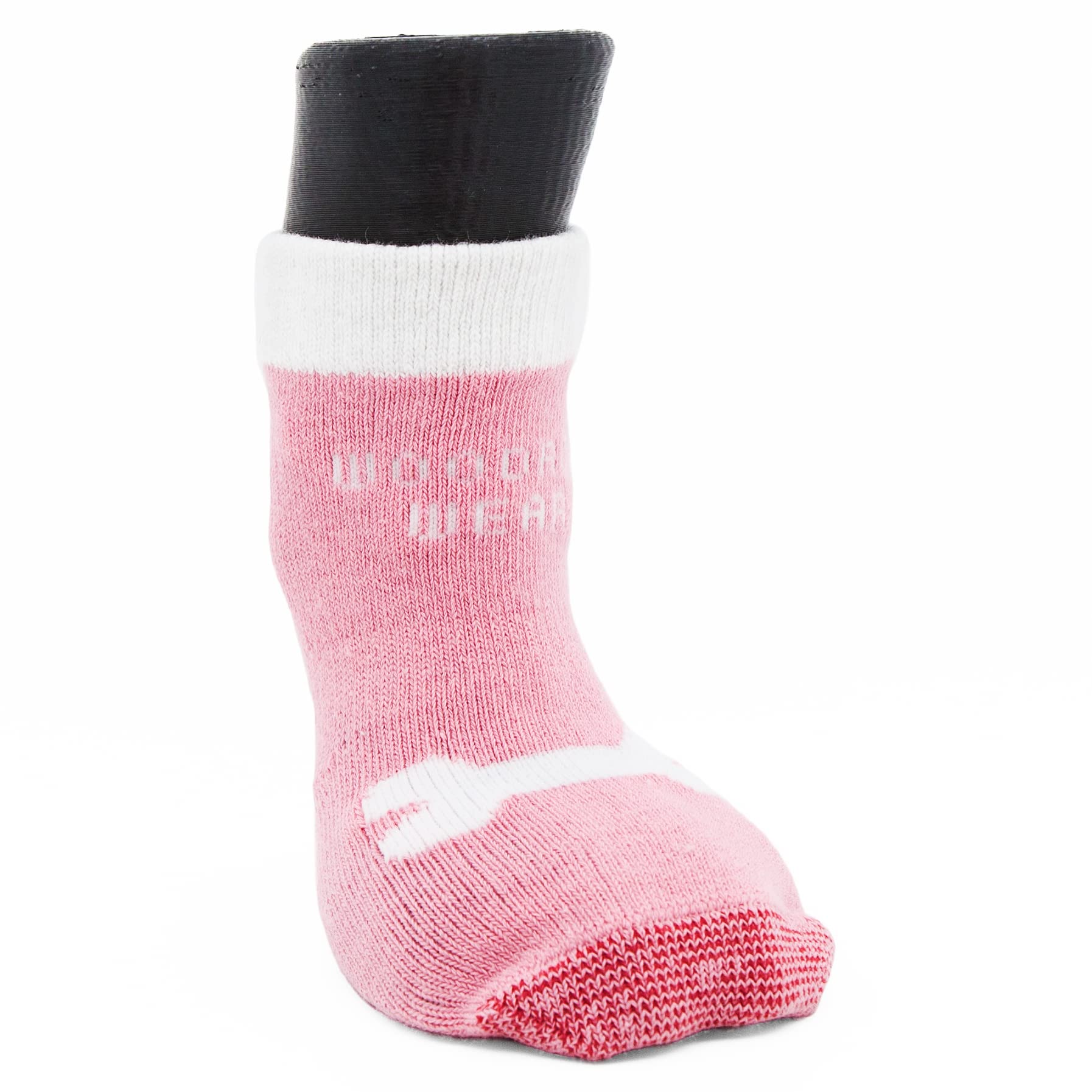 Woodrow Wear, Power Paws Advanced Dog Socks, Pink with A Bone, XXL, Fits 130-180 pounds