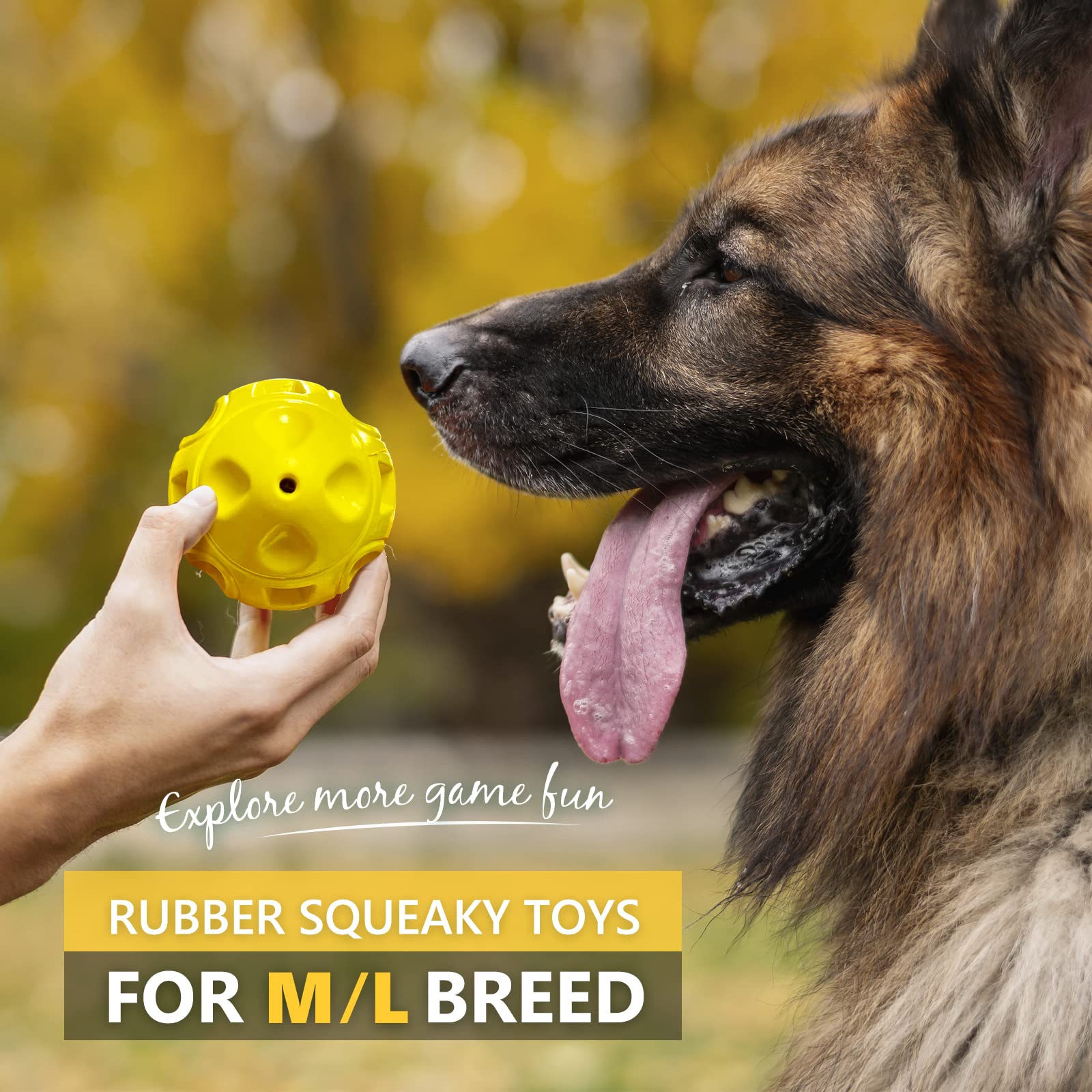 Eastblue Squeaky Dog Toys For