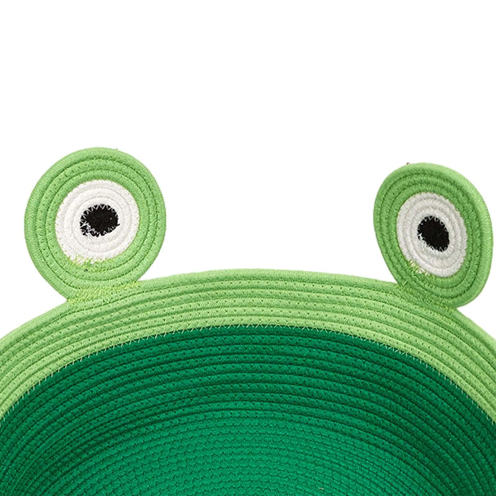 APIRILY Cat Bed Round Wear Resistant Kennel Pets Cradle for Puppy Kitten Indoor Cats Frog M | Pet Supplies | Cat Supplies | Beds