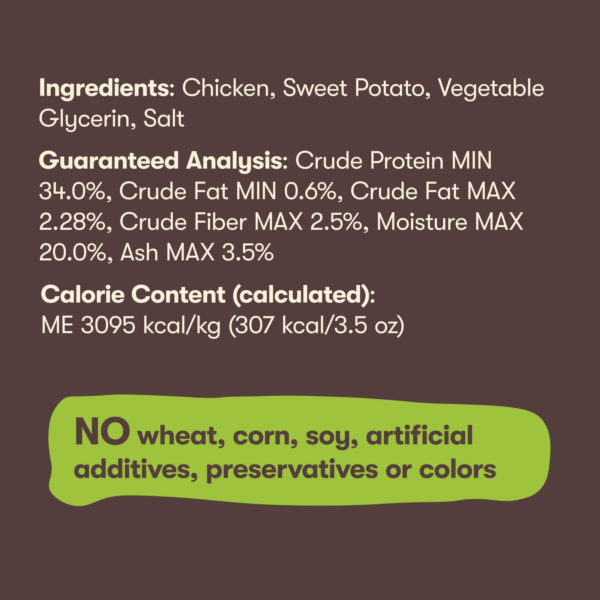 Pet n Shape Sweet Potato Chews Jerky Dog Treats - 8 Ounce
