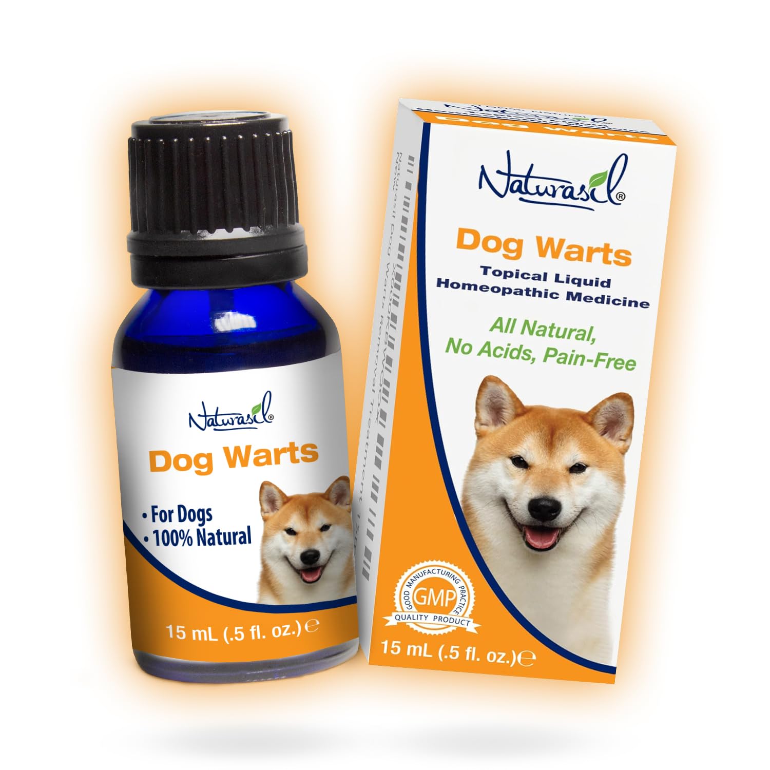 All-Natural Dog Warts Remover by Naturasil - Pure Thuja & Plant Extracts for Topical Wart & Skin Blemish Remover on Pets | Fast-