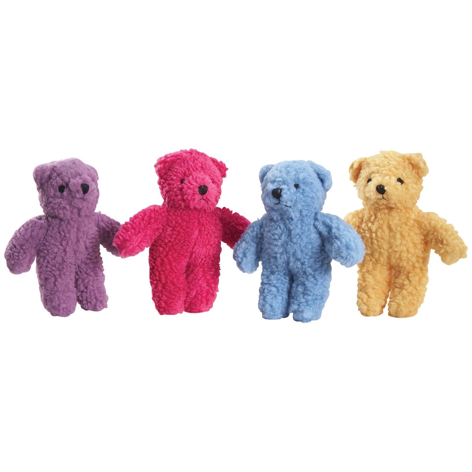 Zanies Berber Bear Dog Toys, Blue