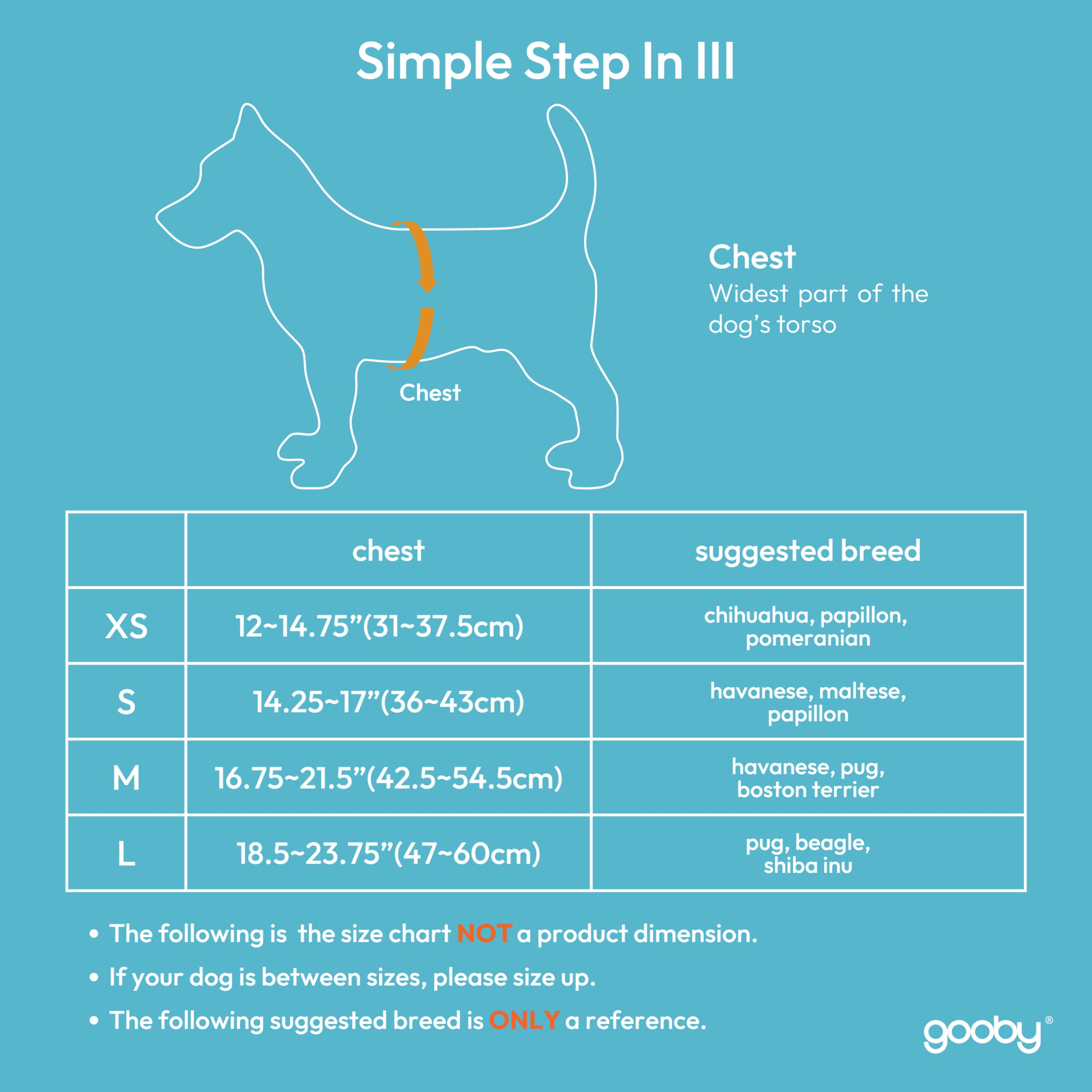 Gooby Simple Step in III Harness - Yellow, Small - Small Dog Harness with Scratch Resistant Outer Vest - Soft Inner Mesh Harness